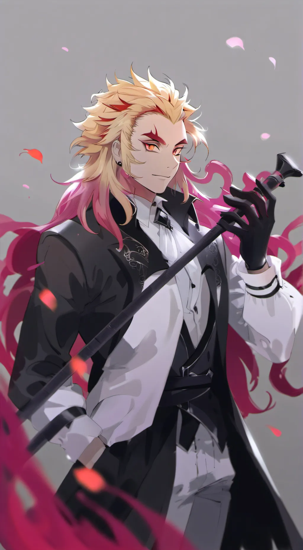ai character: Rengoku kyojuro background