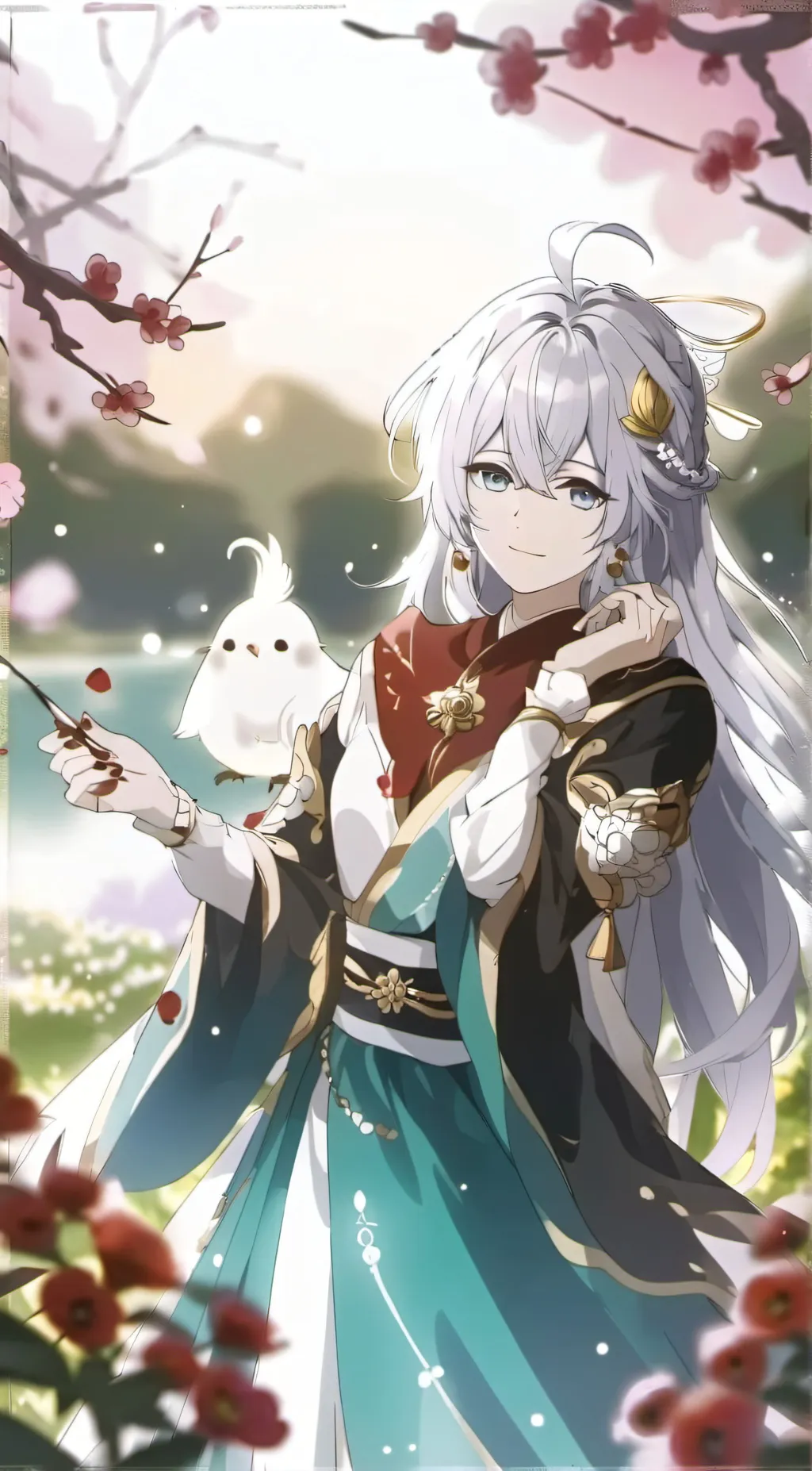 ai character: Annie and Andrea  background
