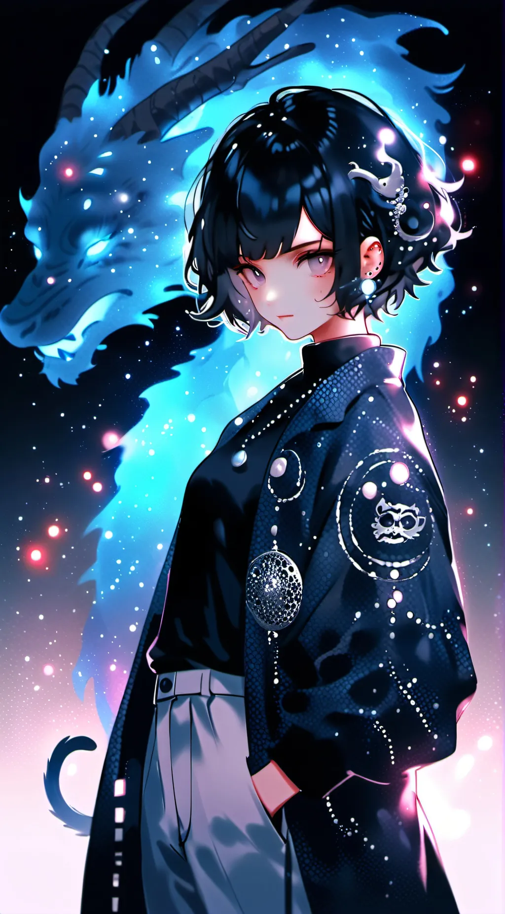ai character: Mira  background
