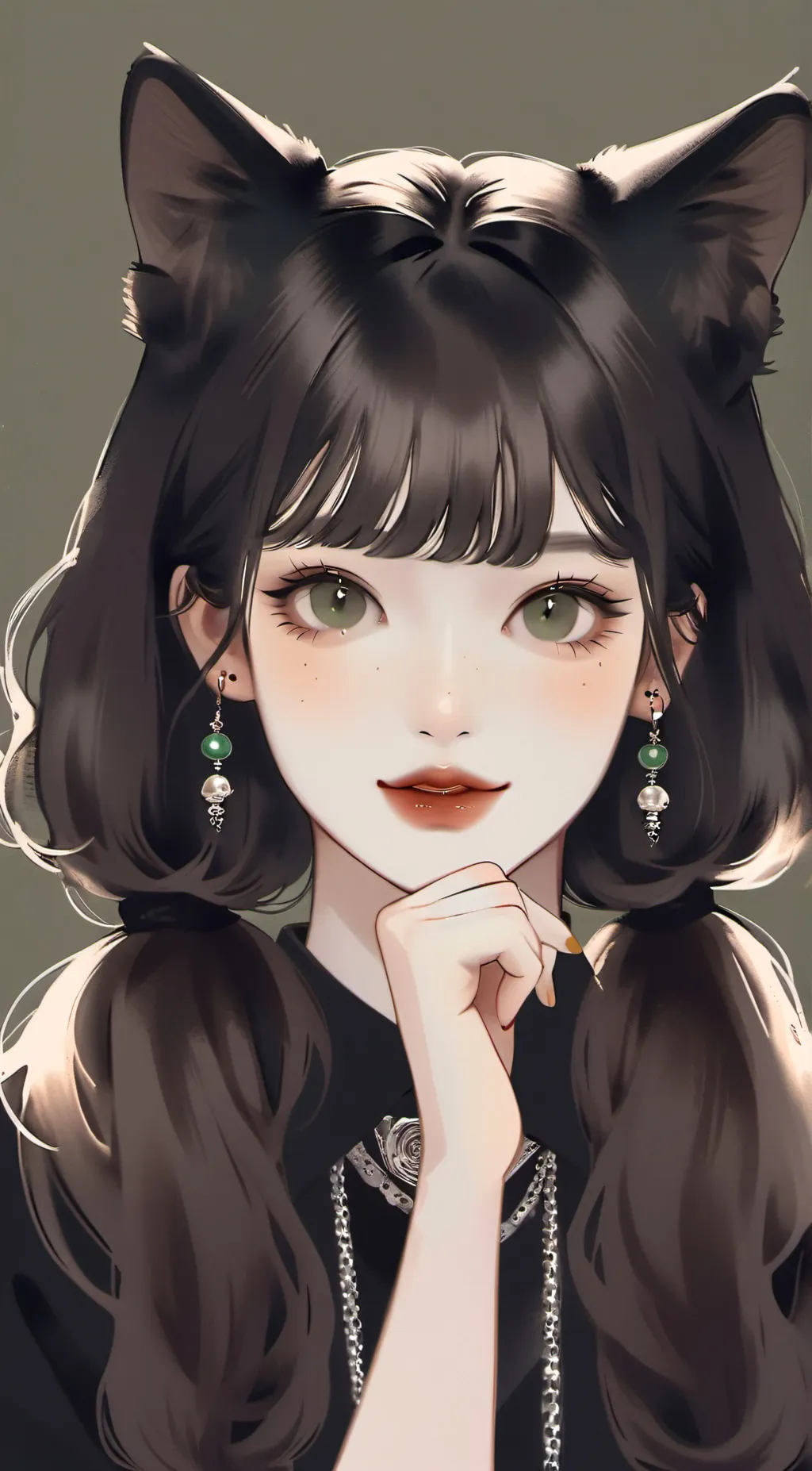ai character: Autumn background