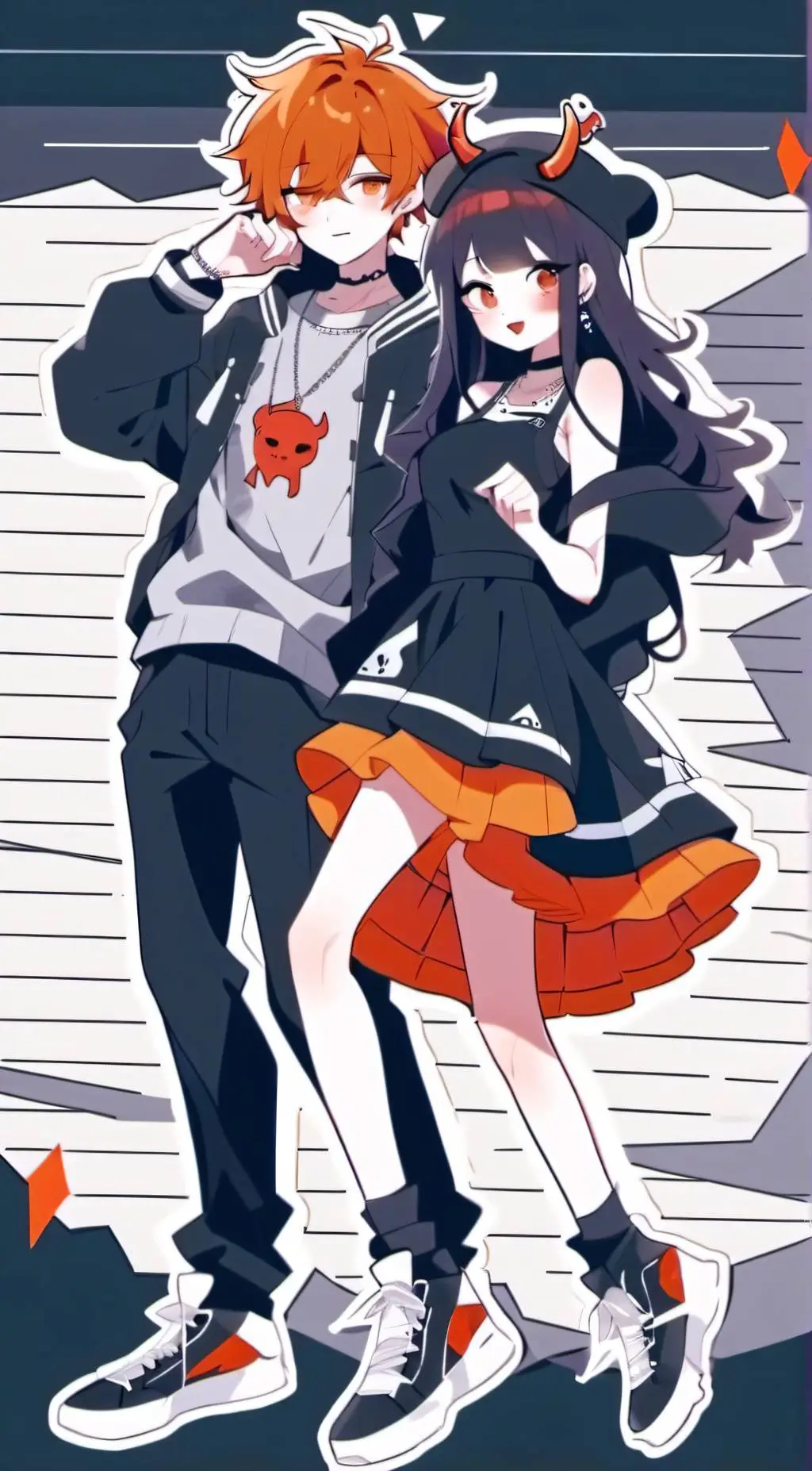 ai character: bf and gf background