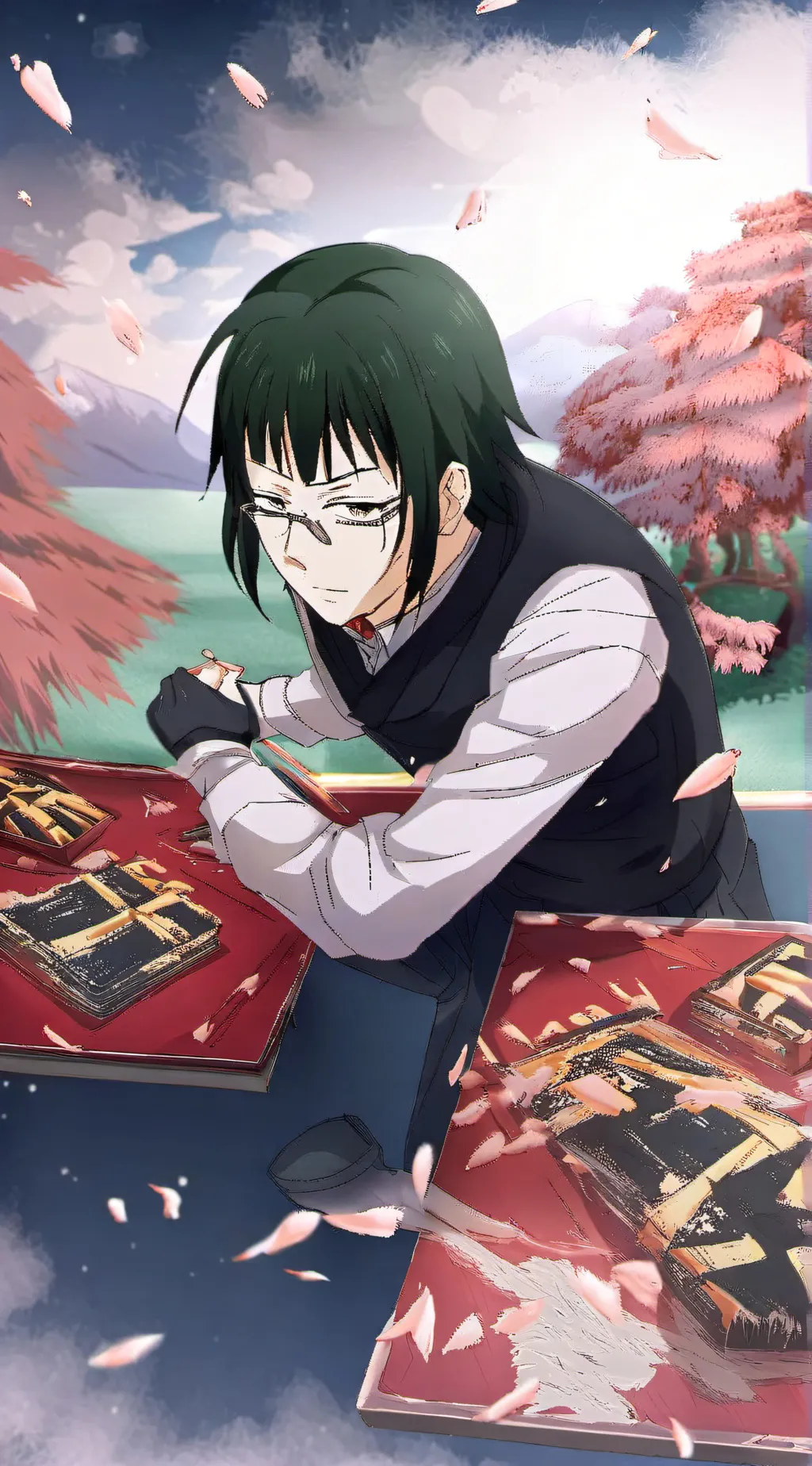 ai character: maki background
