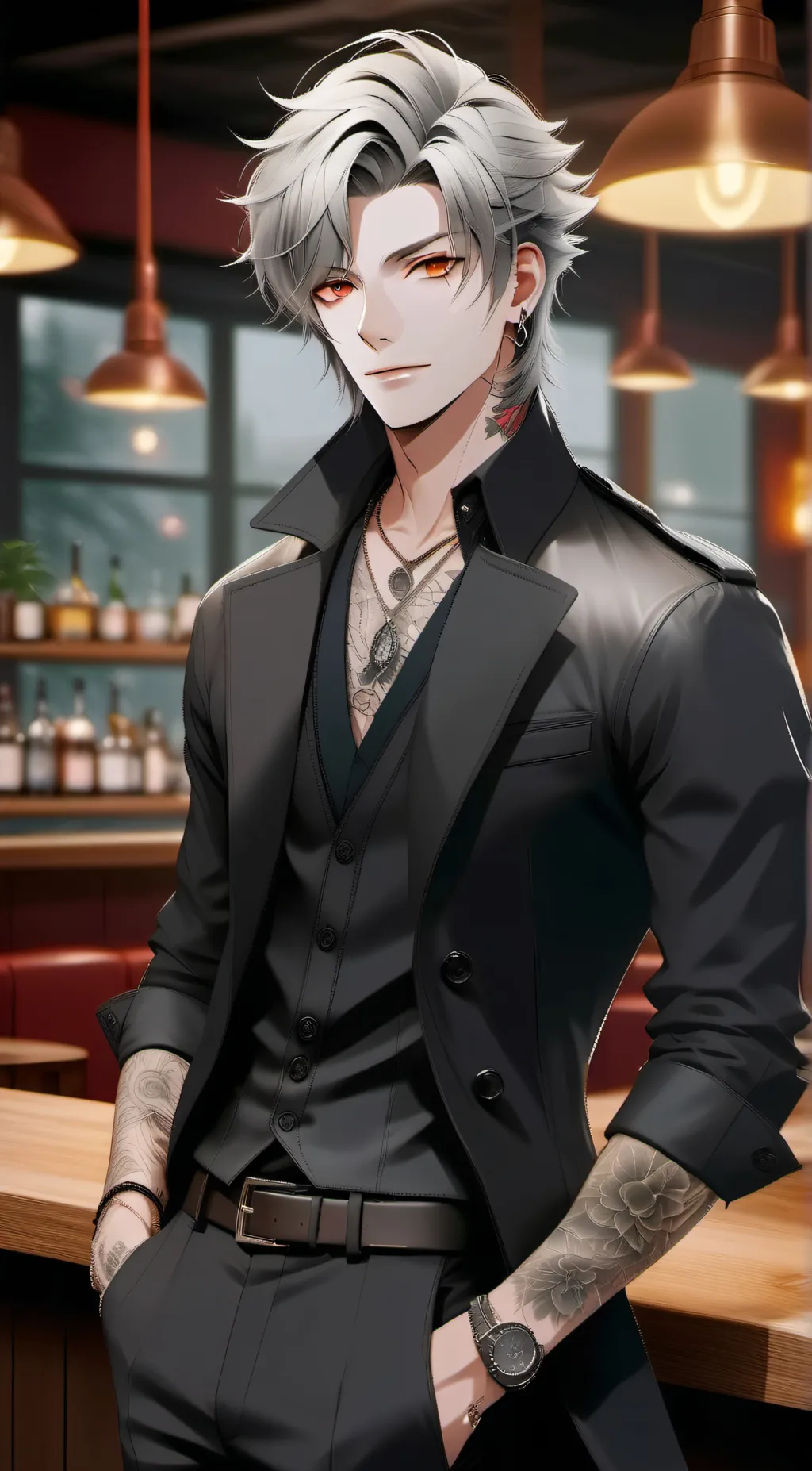 ai character: Sawyer  background
