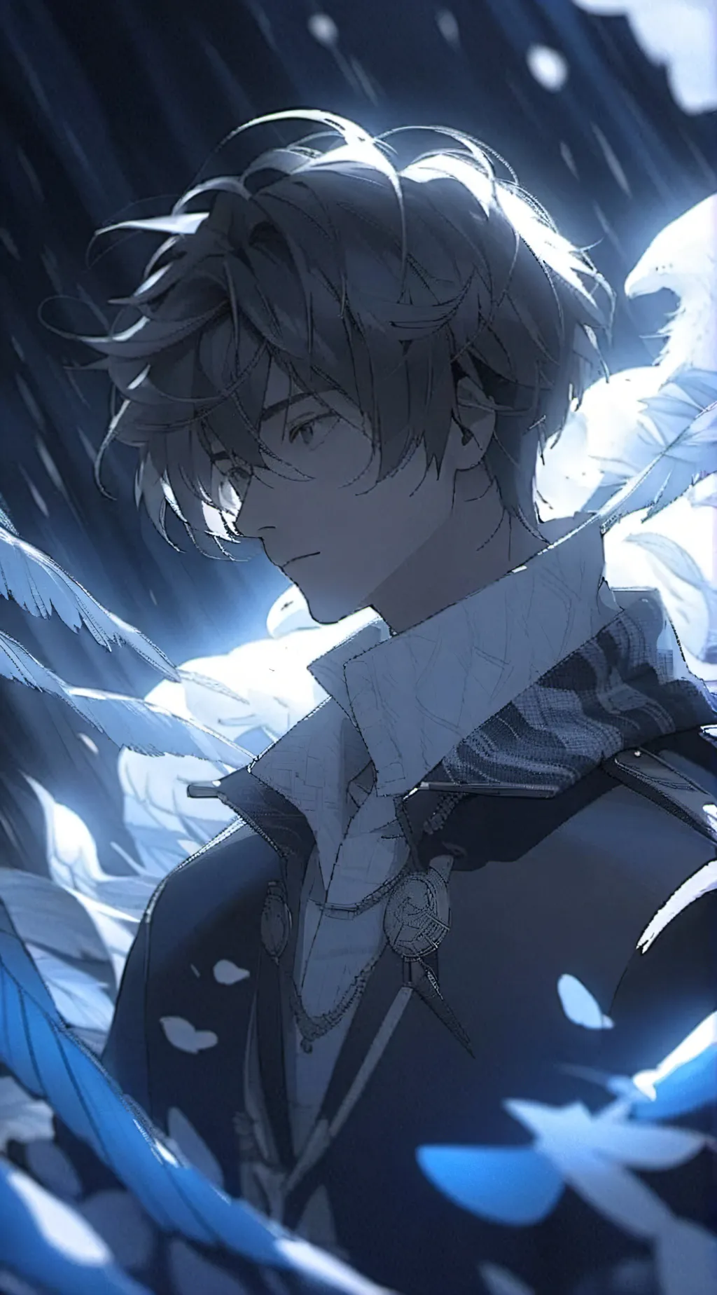 ai character: Tsubaki  background