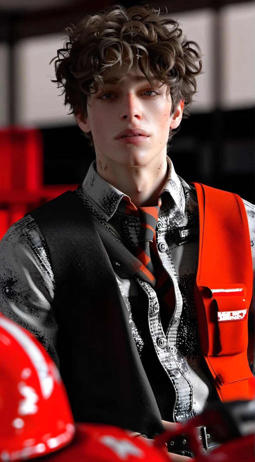 ai character: Lucas  Mendez  background