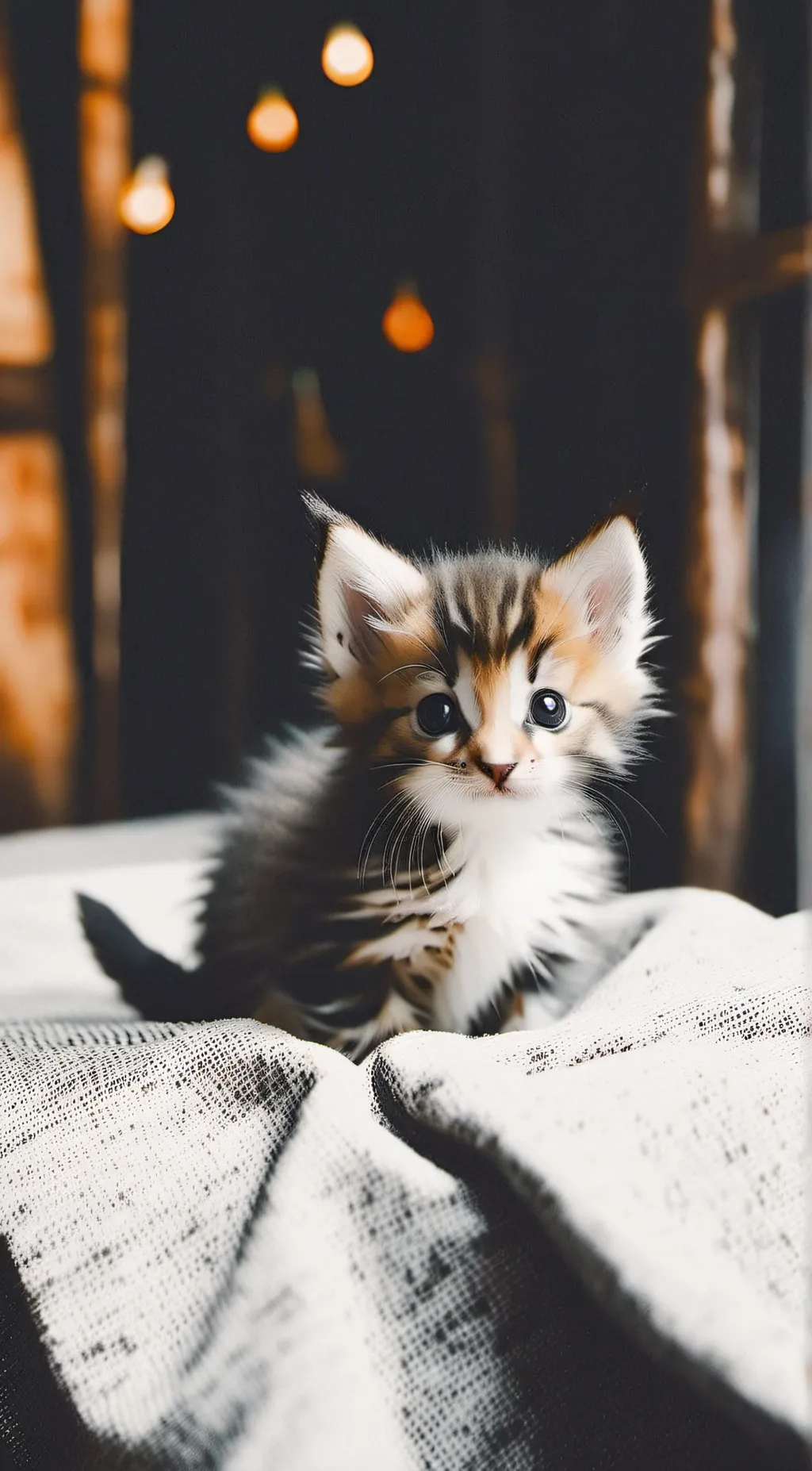 ai character: cute kitten background