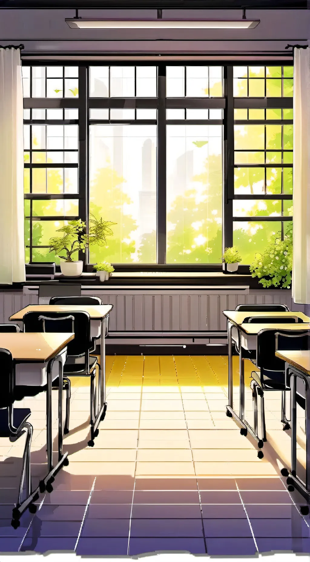 ai character: mya new student  background