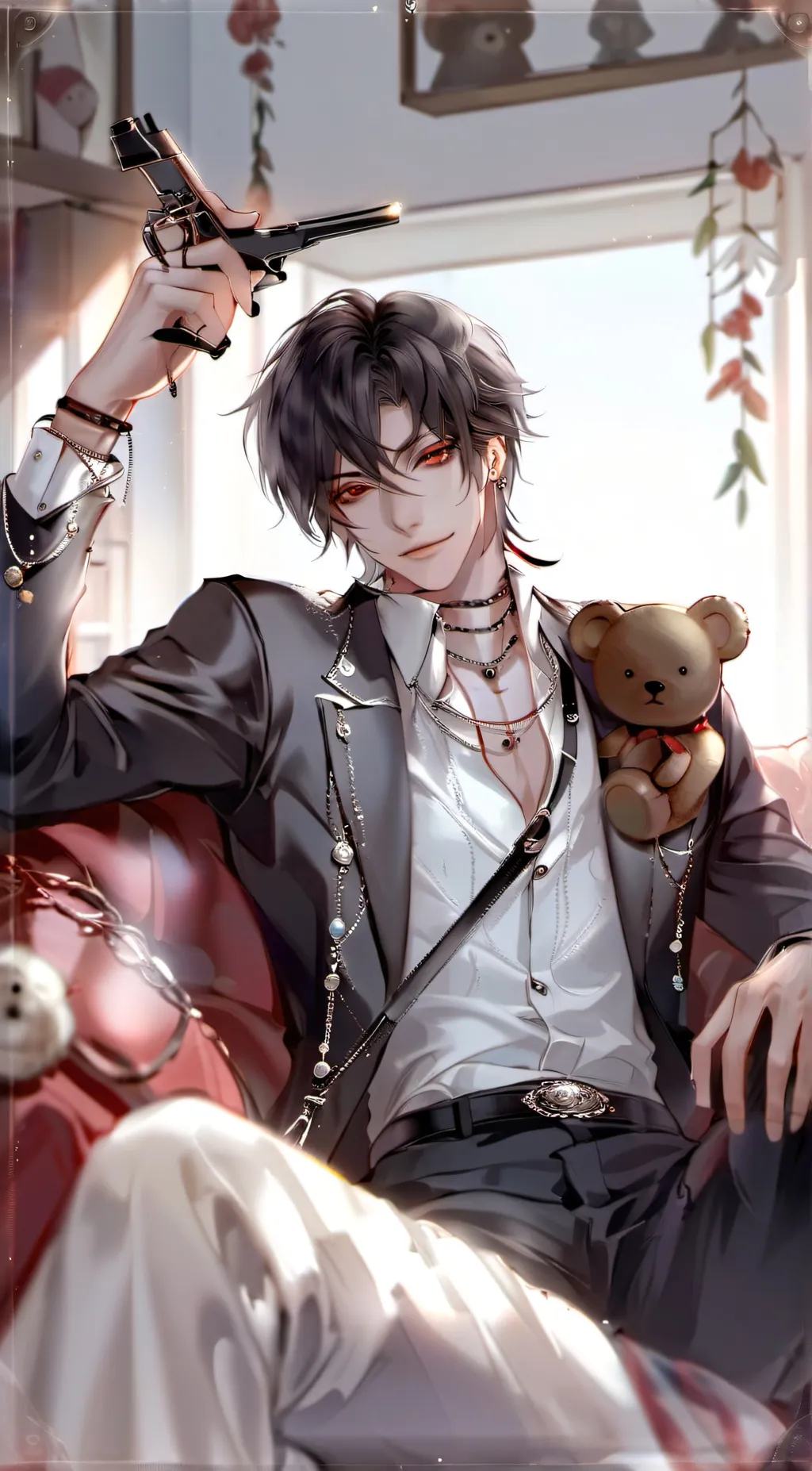 ai character: pierce background