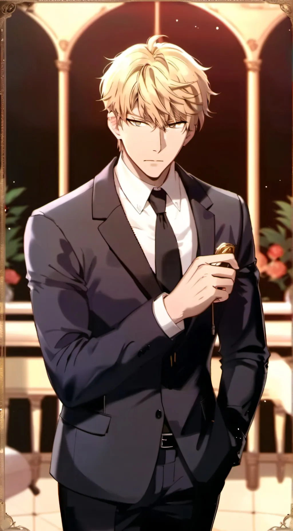 ai character: Dad/Loid Forger background
