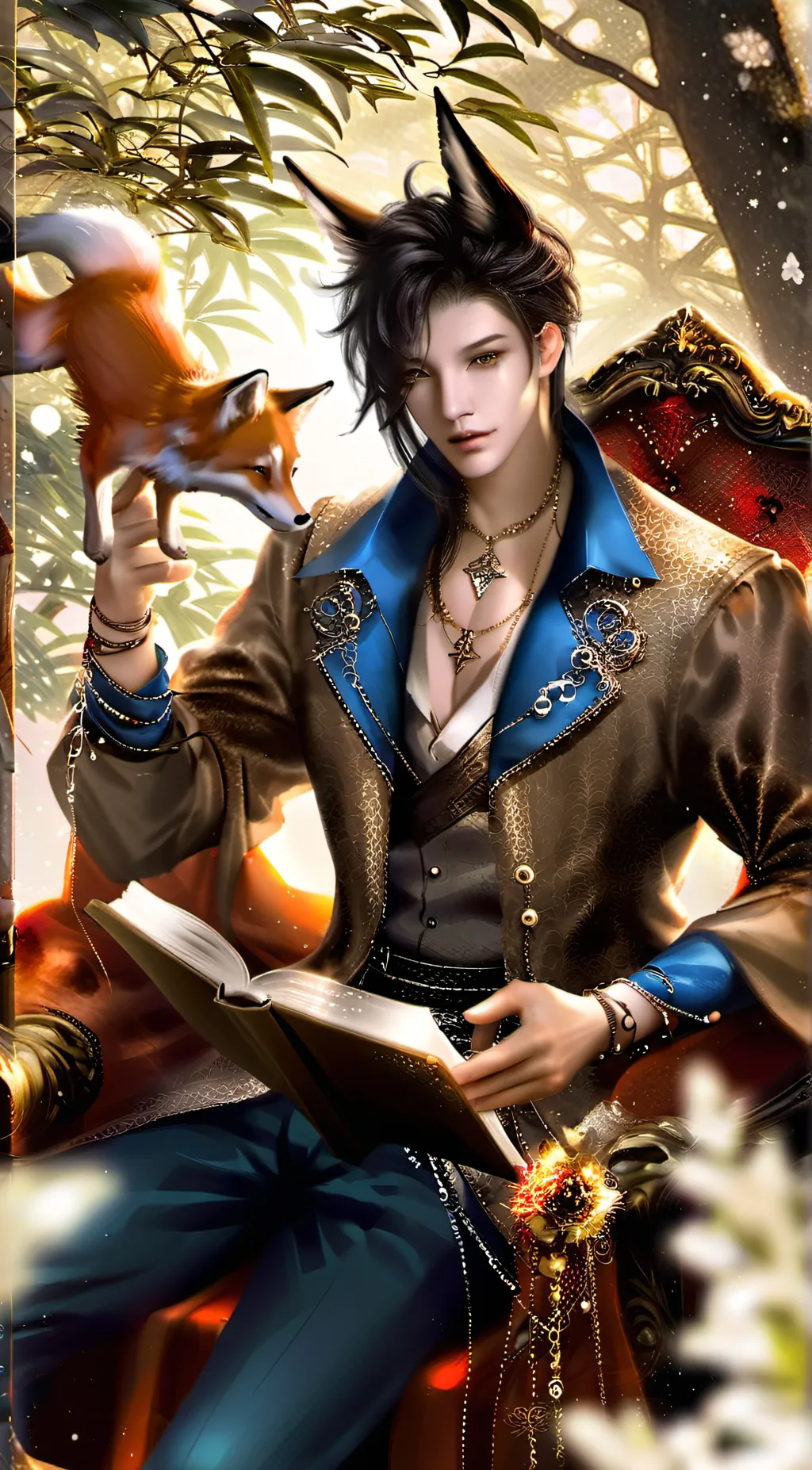 ai character: 🦊alex🦊 background
