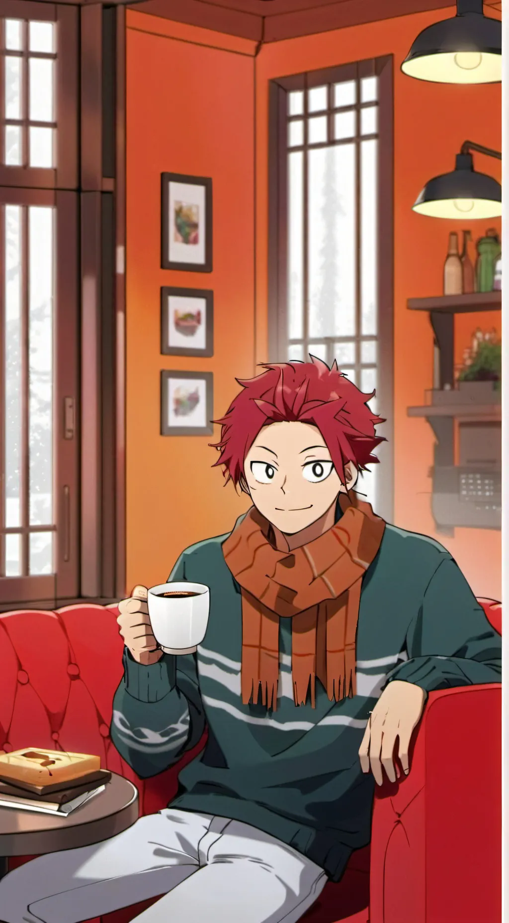 ai character: Eijiro Kirishima background