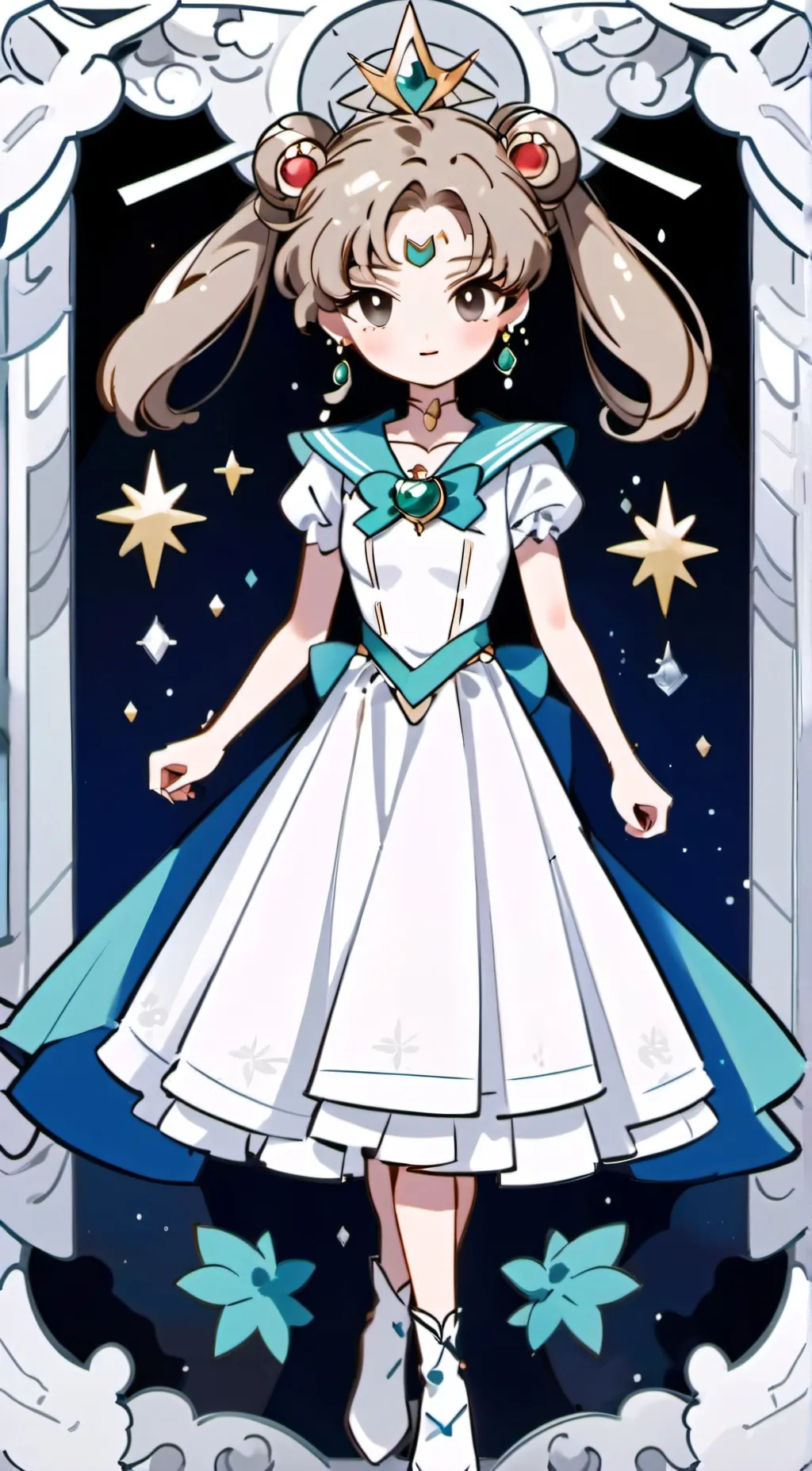 ai character: Melody background