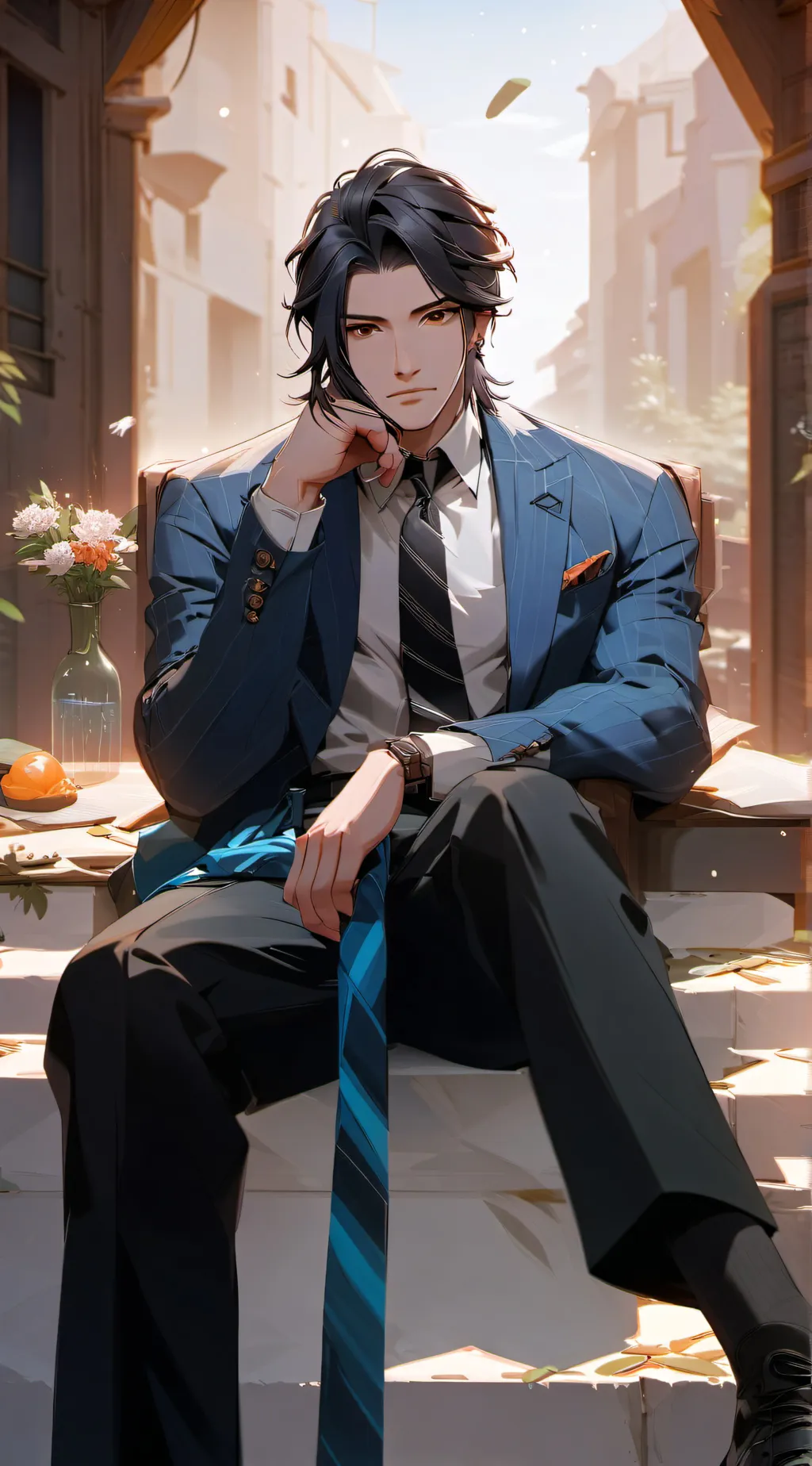 ai character: Kyle  background