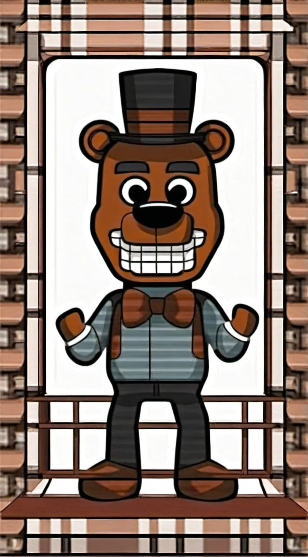 ai character: FreddyFazbear~FNaF background