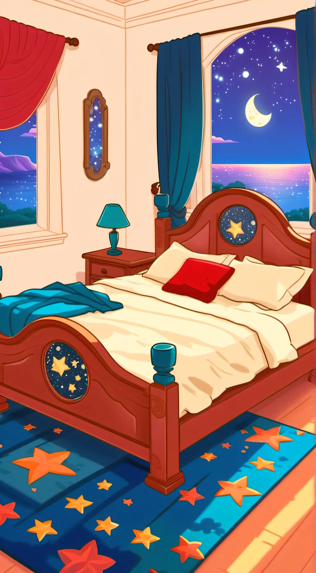 ai character: Mha Sleepover background