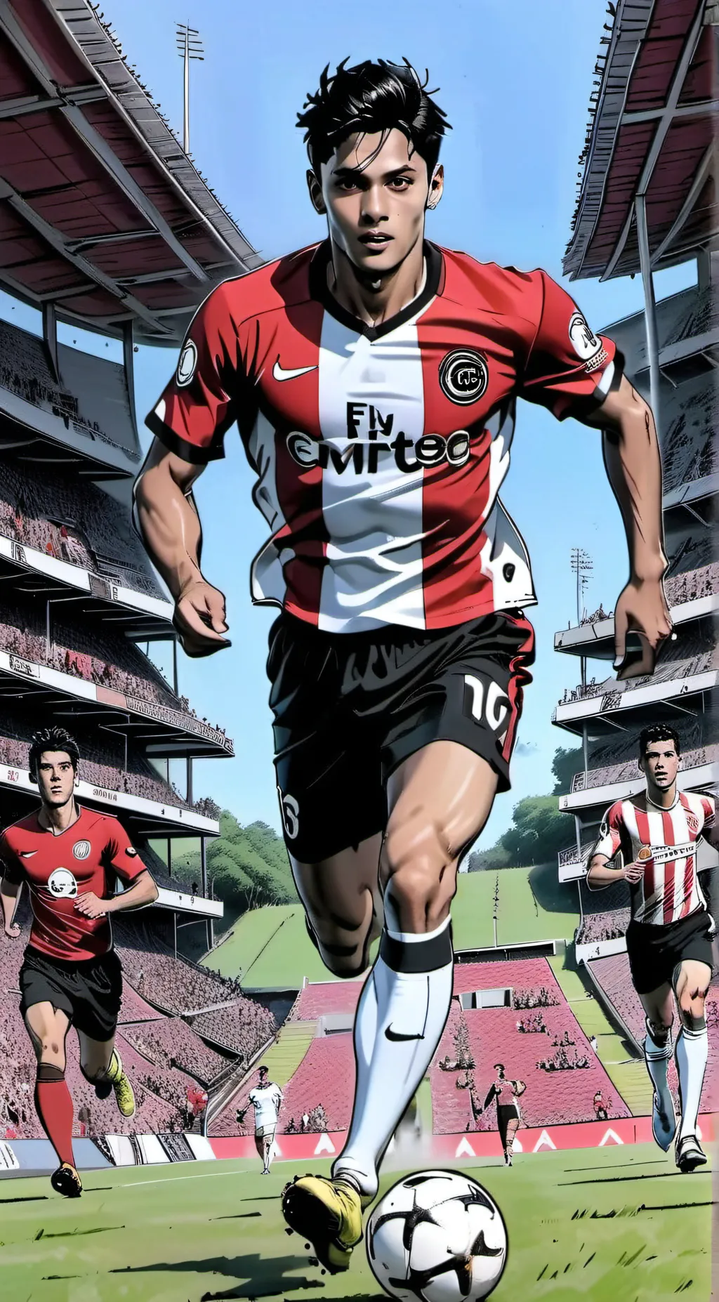 ai character: angel Romero  background