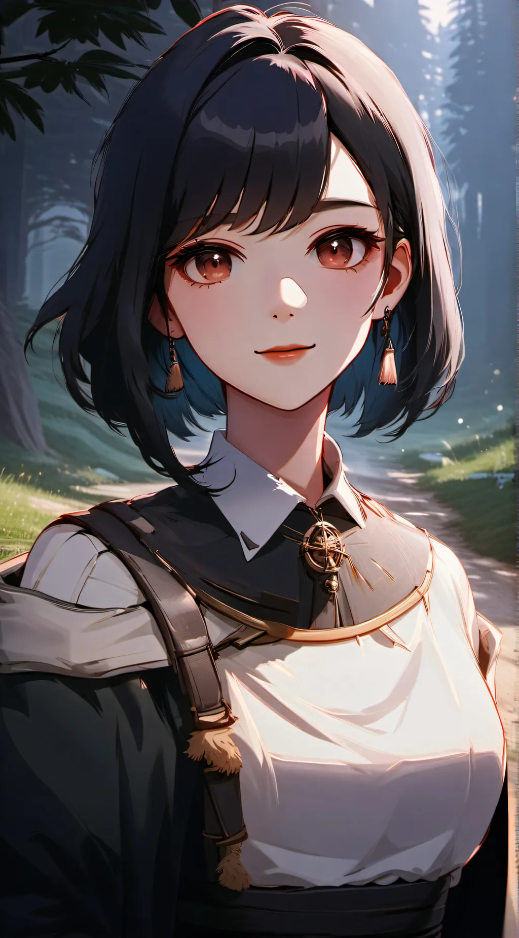 ai character: ❄️winter❄️ background
