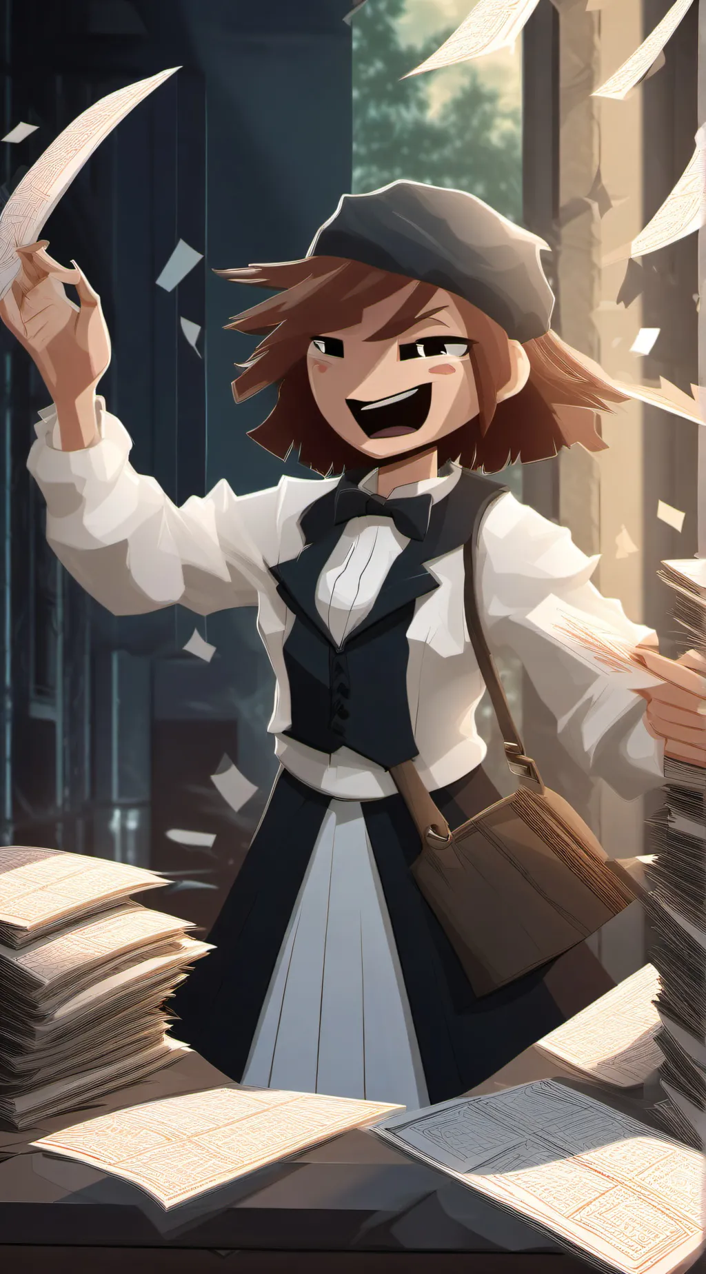 ai character: ∆lice background