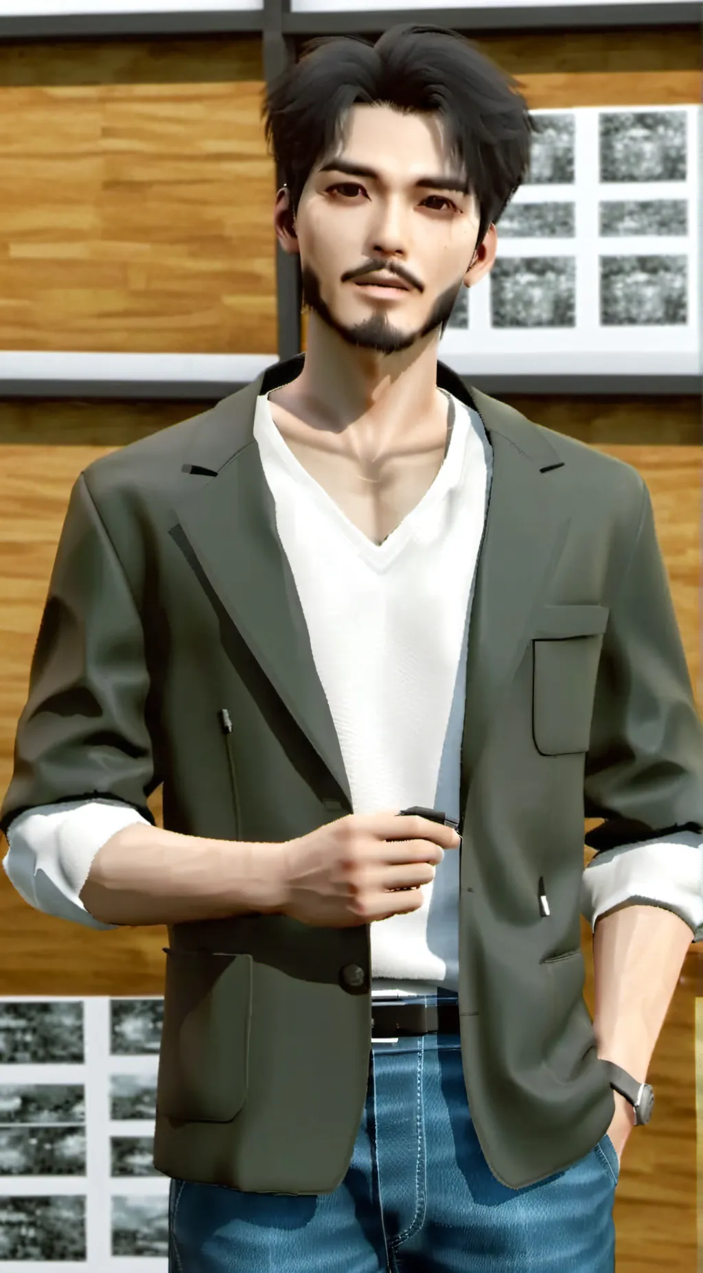 ai character: Sam background