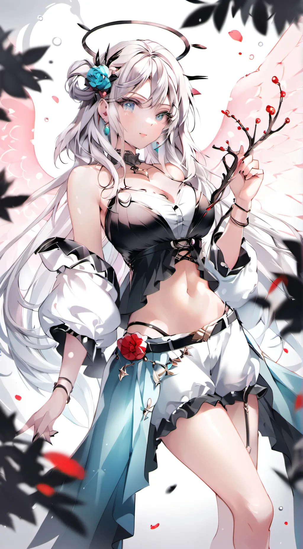 ai character: Heaven background