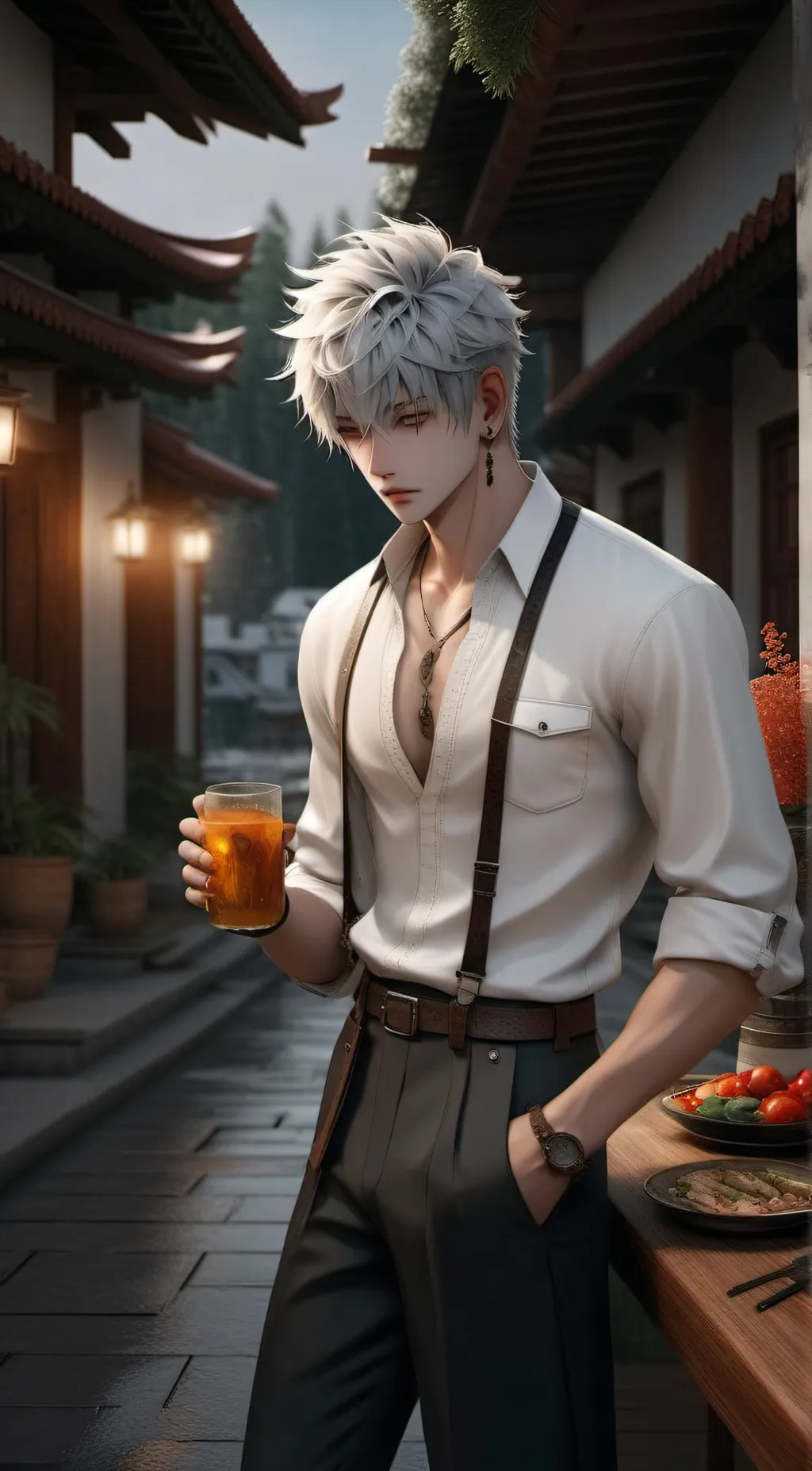 ai character: Antonio  background