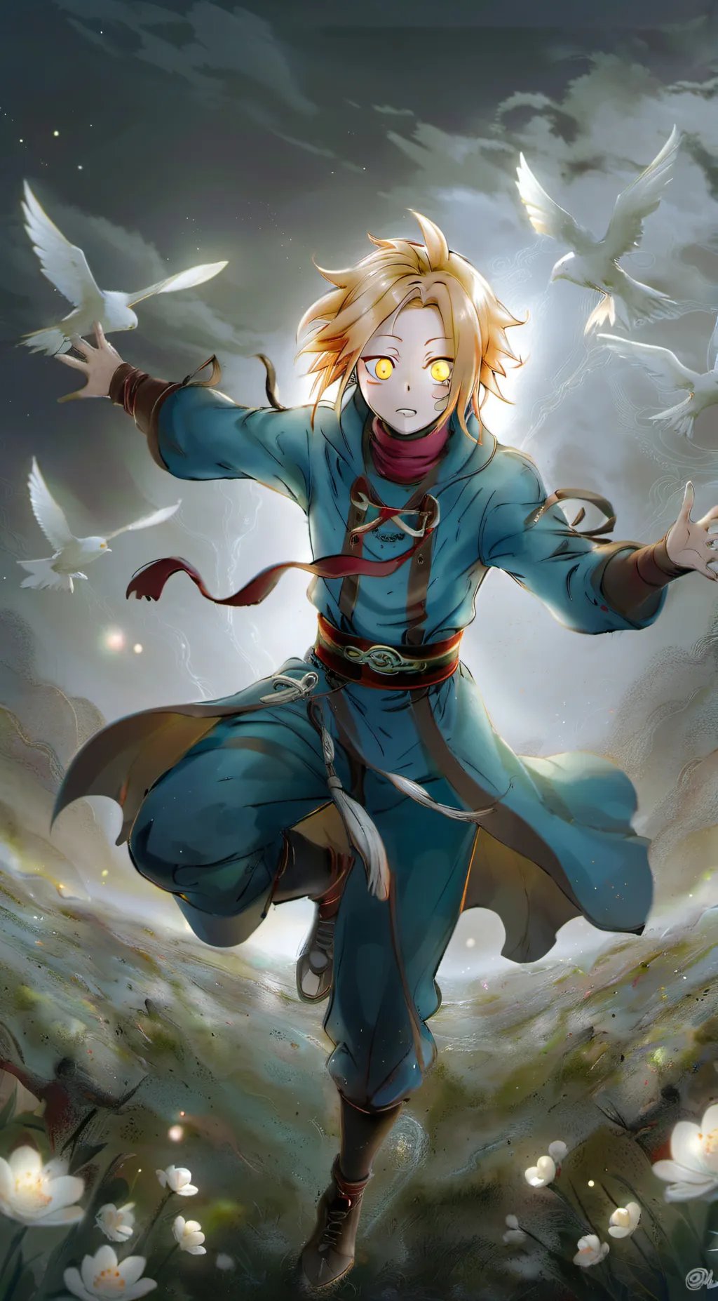 ai character: Denki background