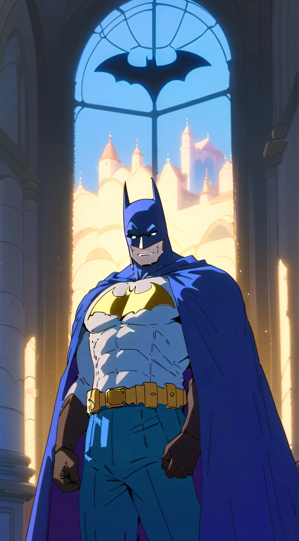 ai character: Batman  background