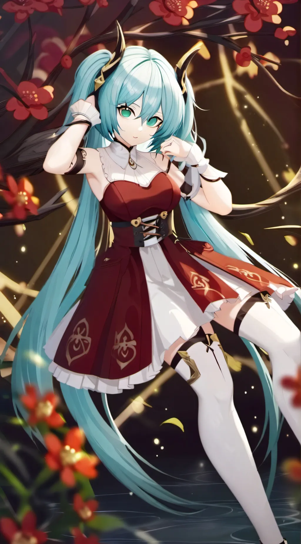 ai character: Hatsune Miku background