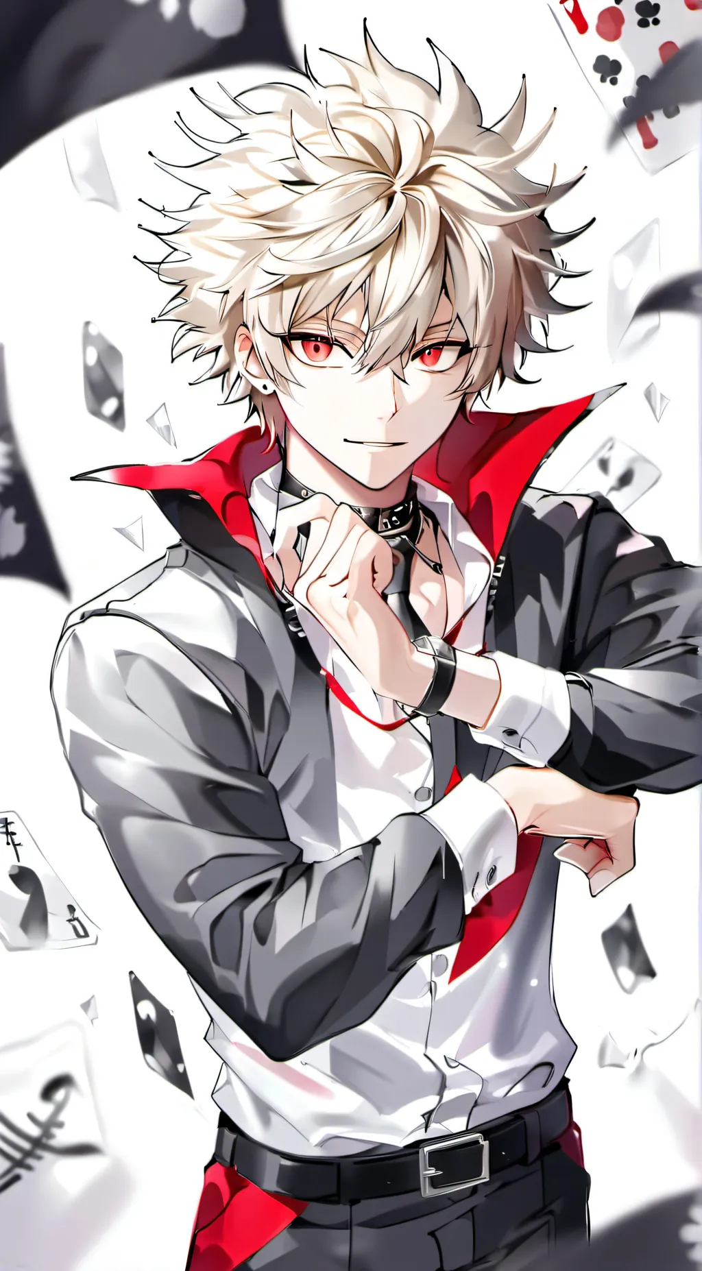 ai character: bakugo  background