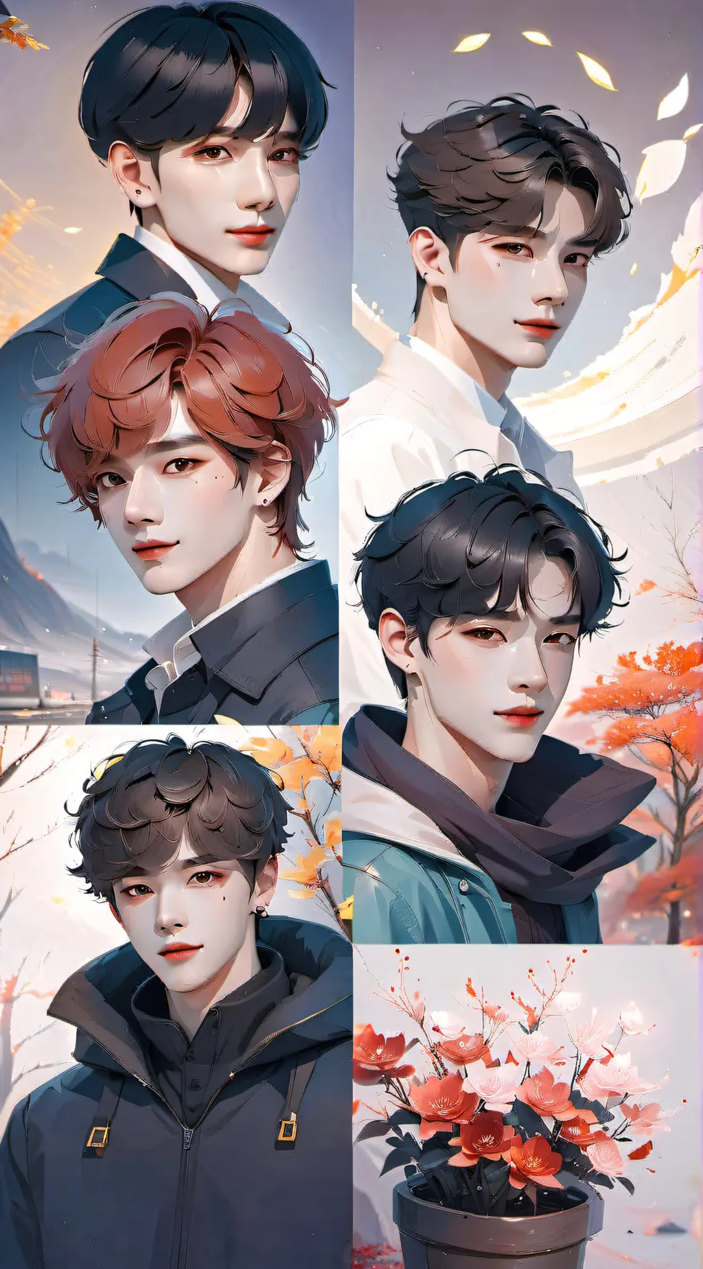ai character: BTS background