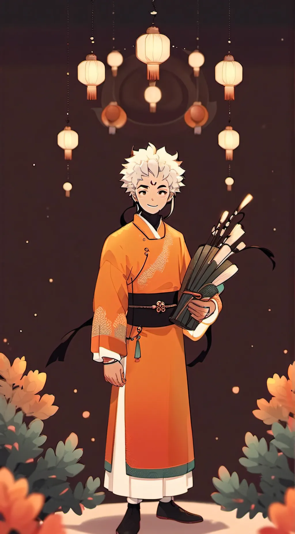 ai character: bakugo background