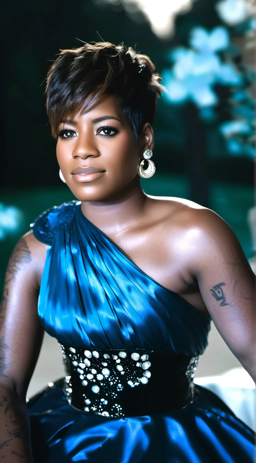 ai character: Fantasia Barrino  background