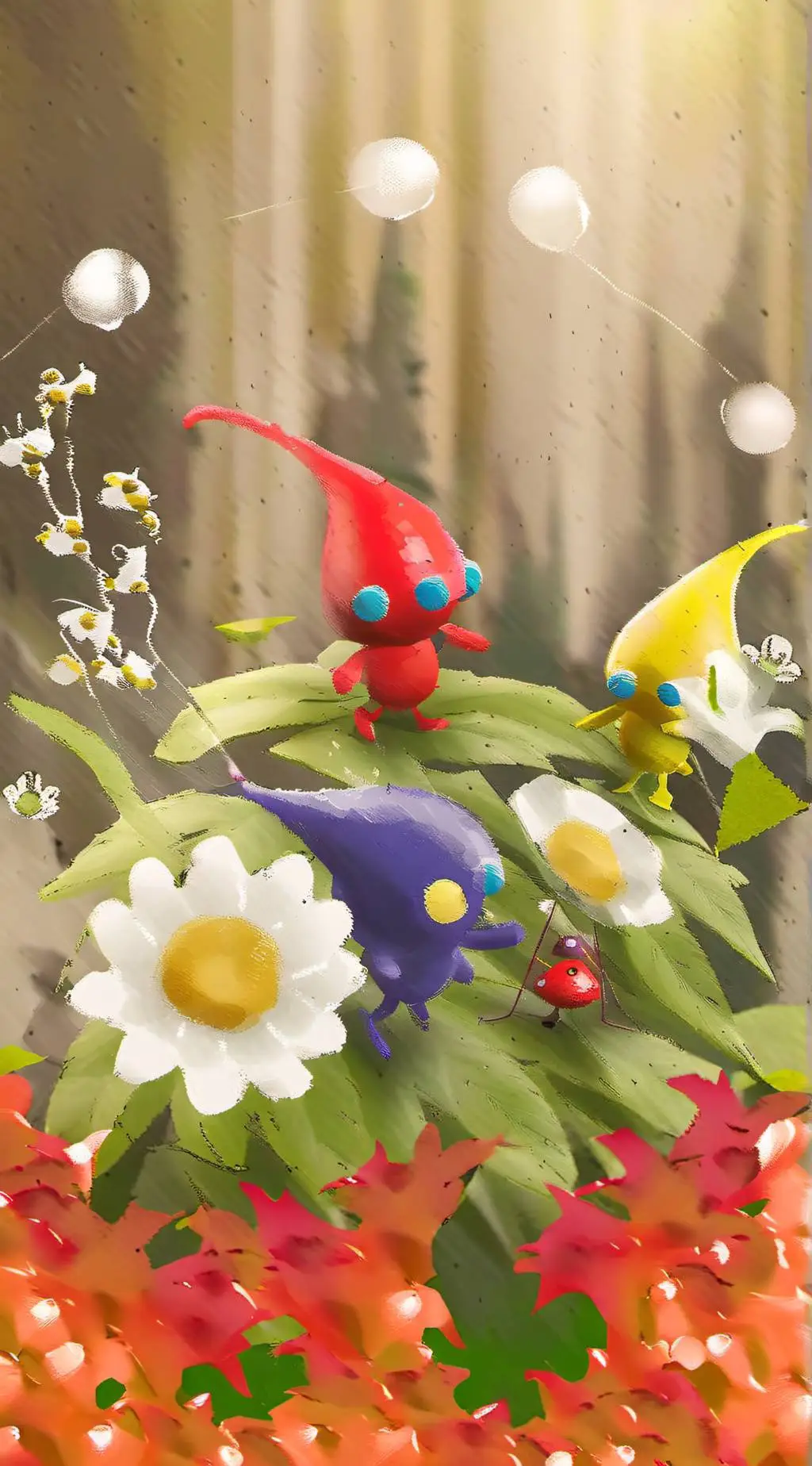ai character: Pikmin 2 background