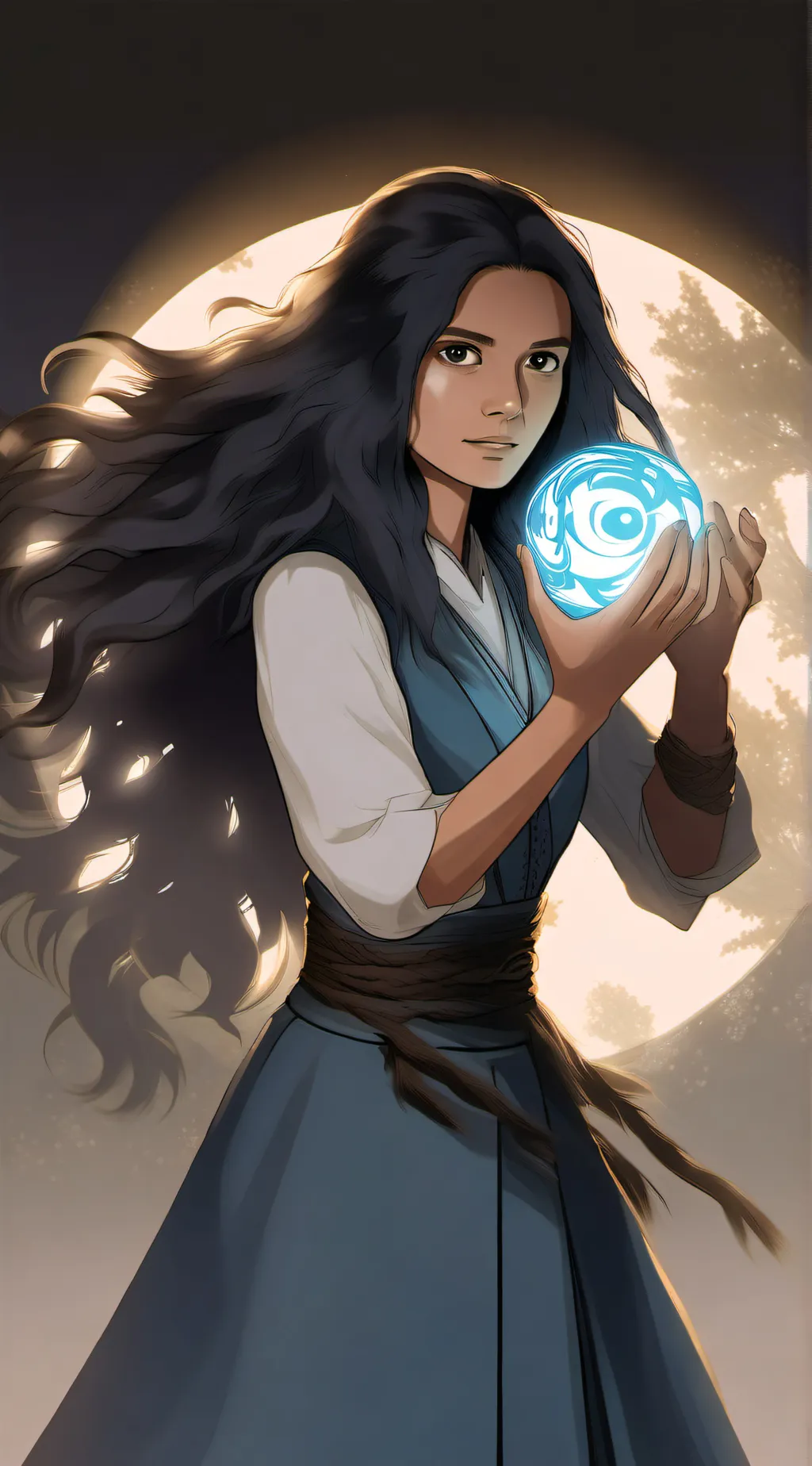ai character: Inadu The Hollow background