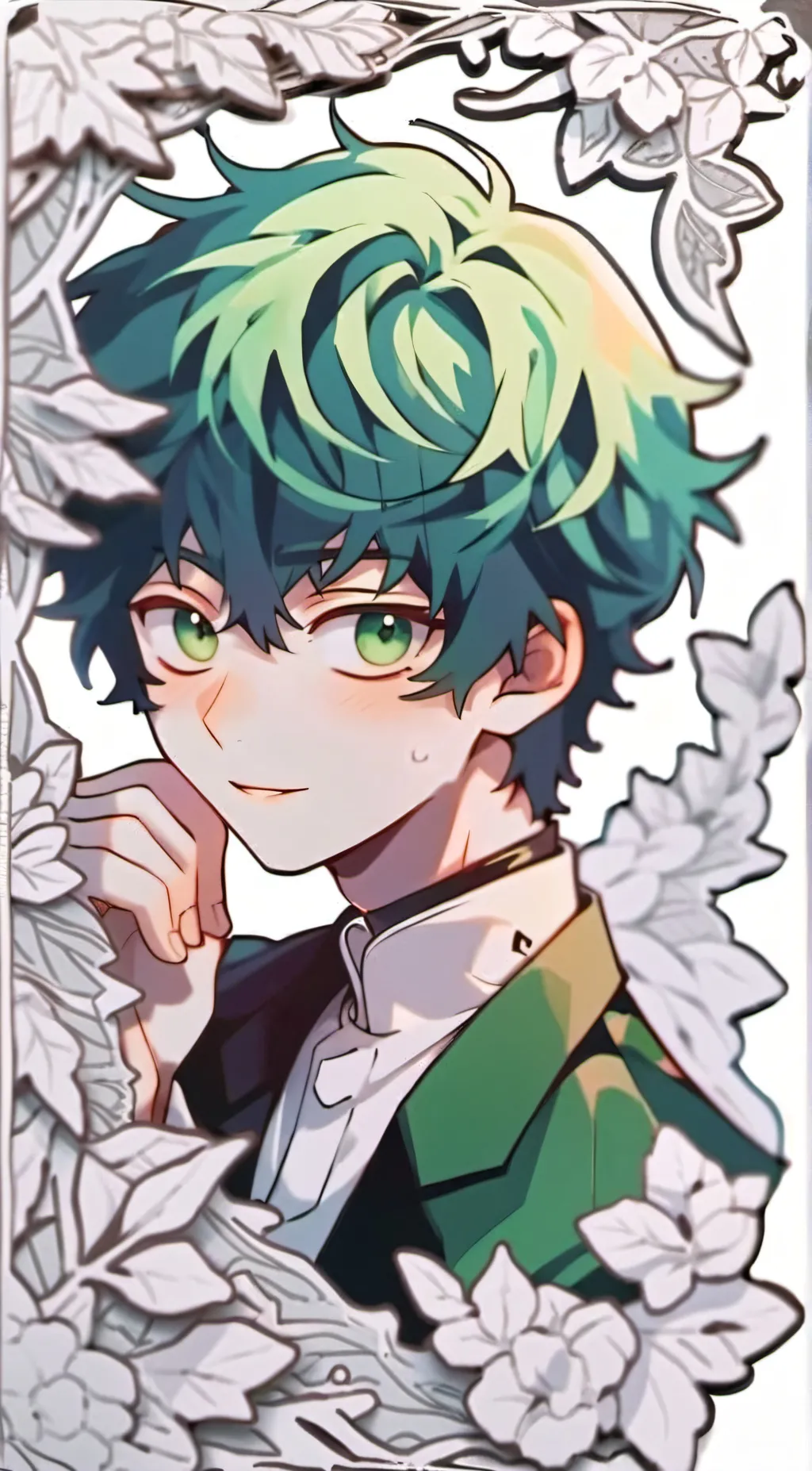 ai character: deku background
