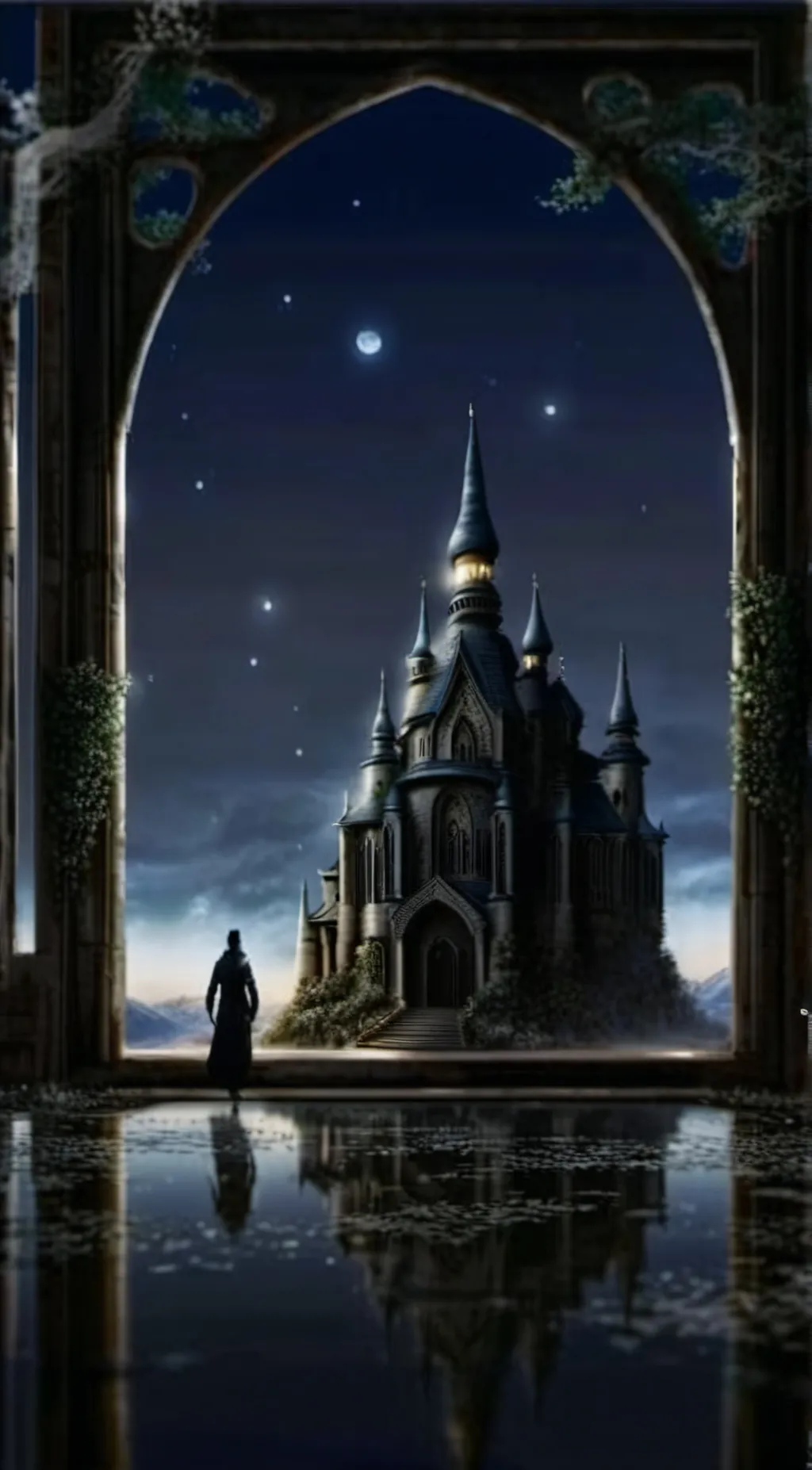ai character: Hogwarts  background