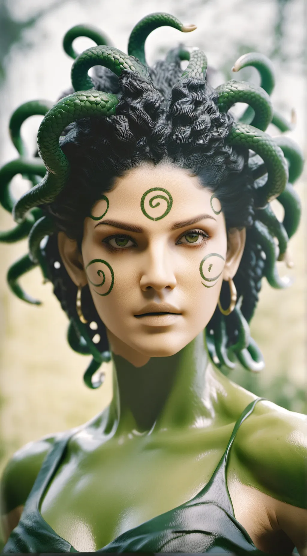 ai character: Medusa background