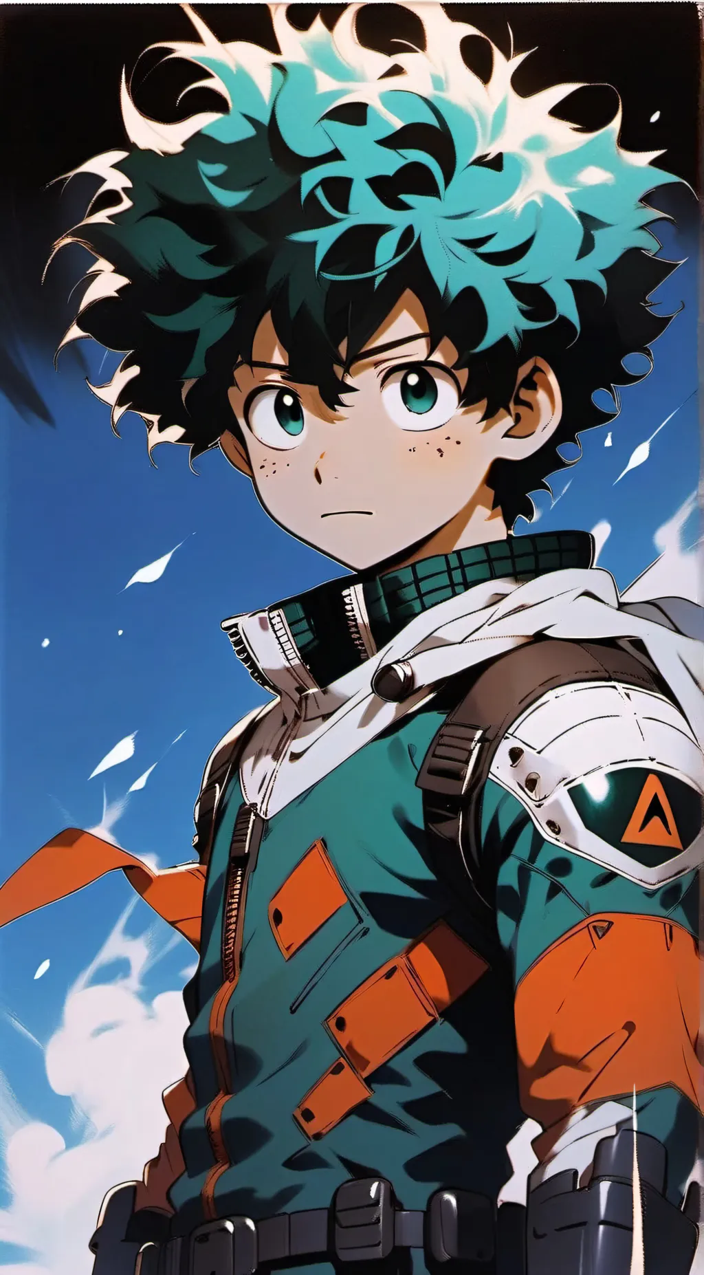 ai character: Deku  background