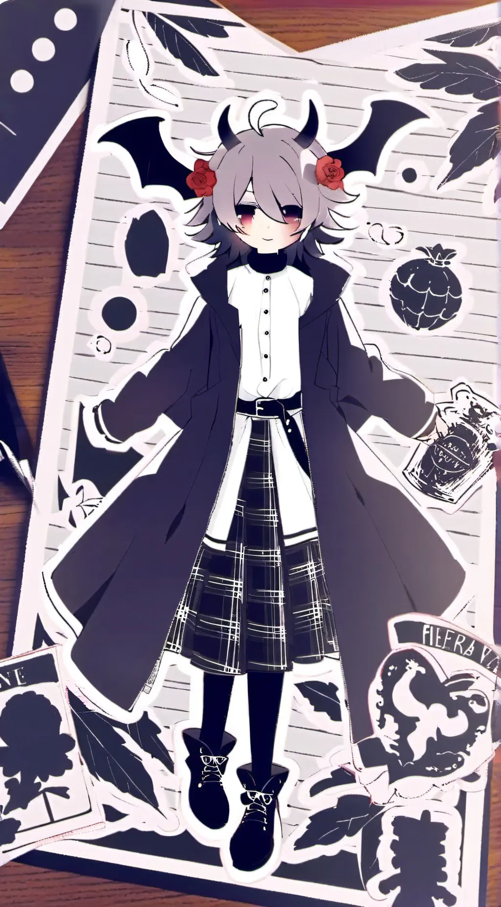 ai character: 🩸👹Alice👹🩸 background