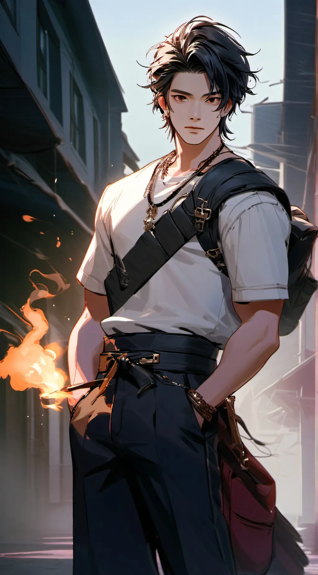 ai character: Parker background