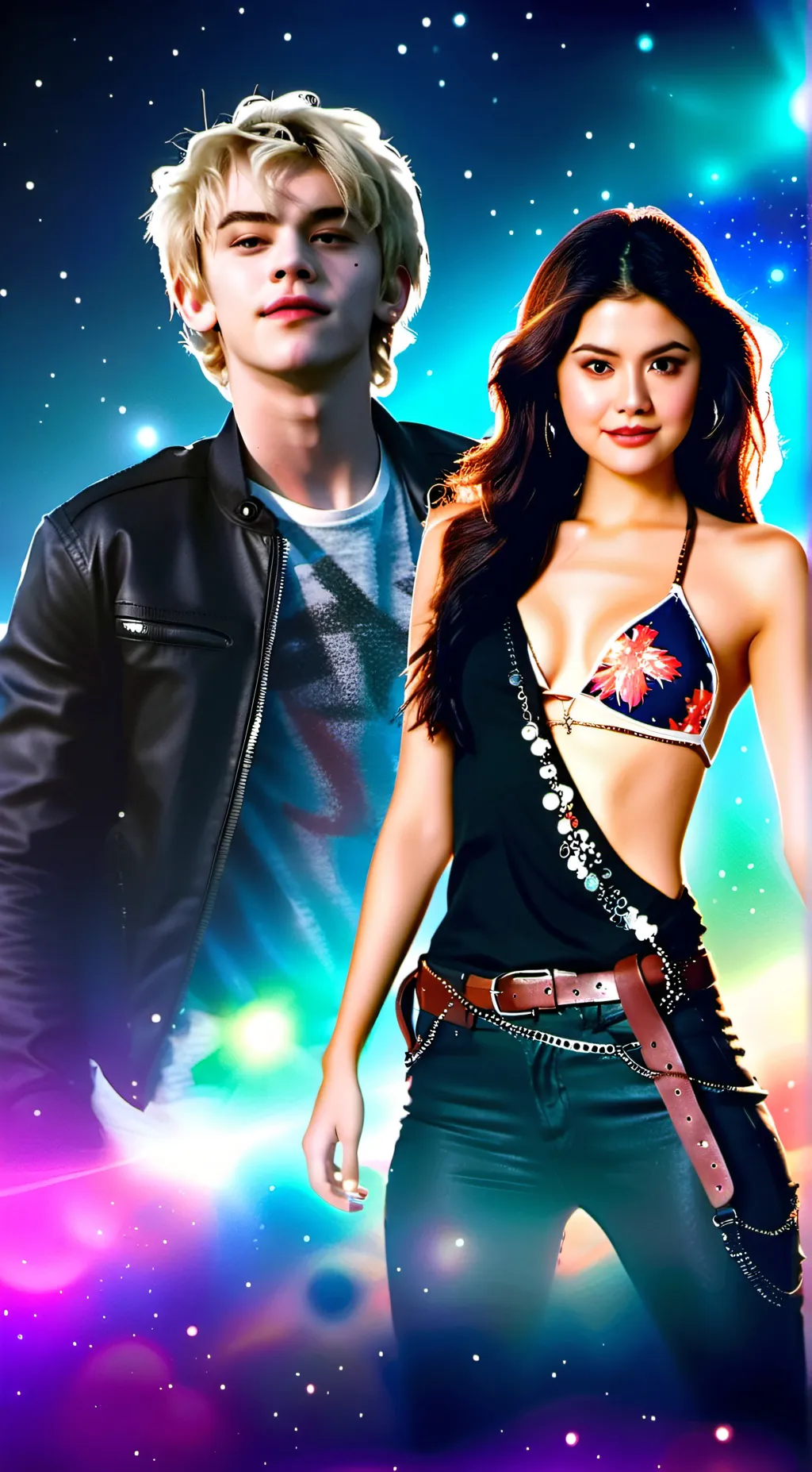 ai character: Austin moon  background