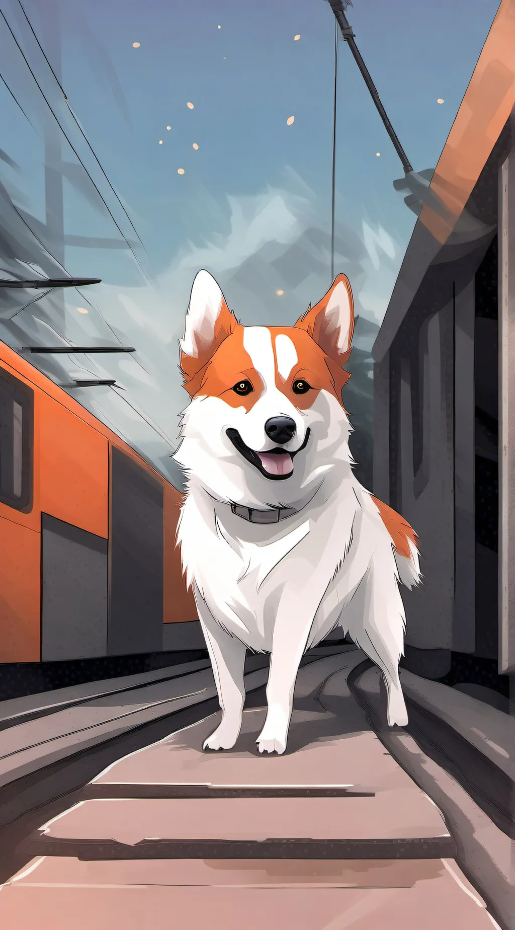ai character: dogday background