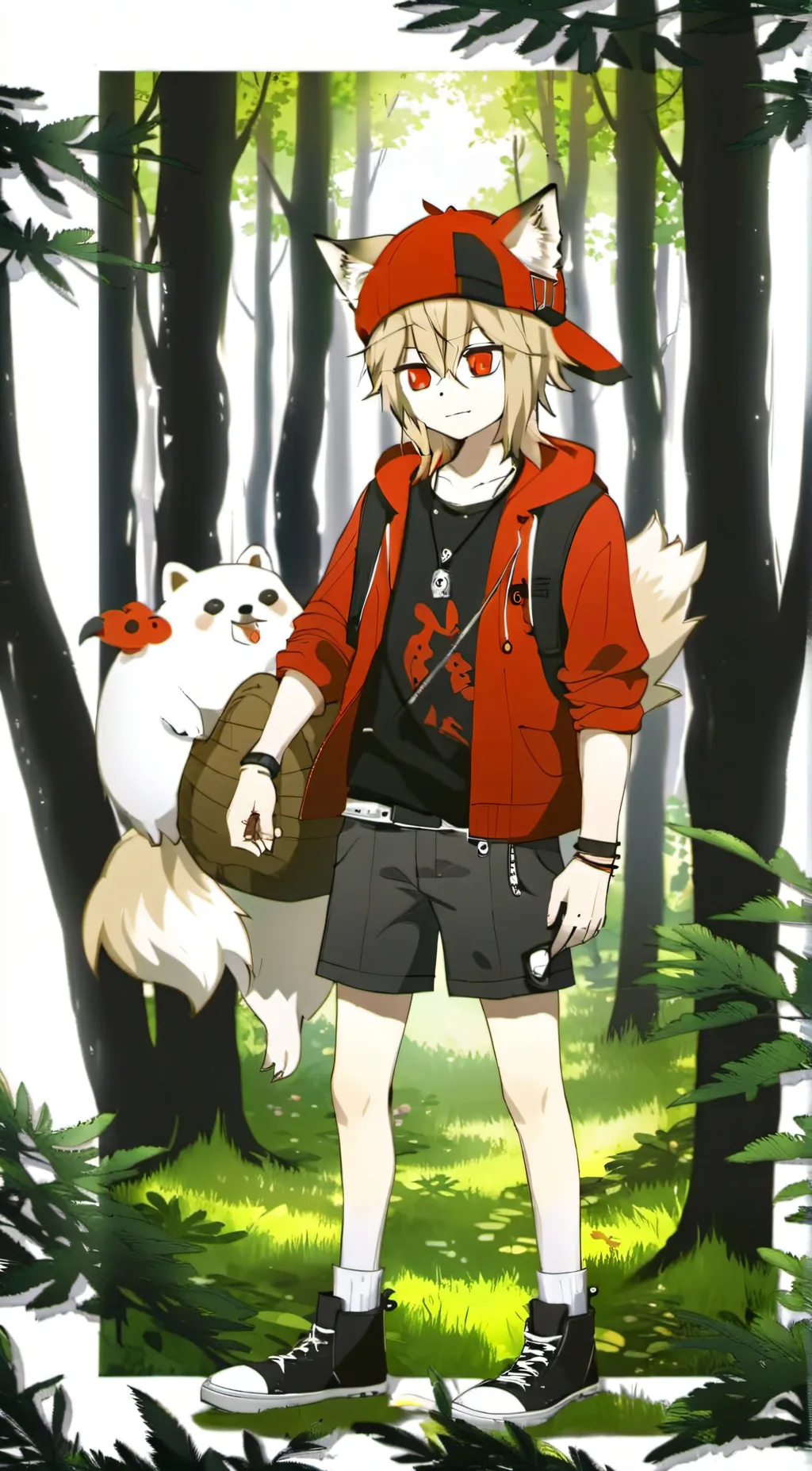 ai character: MHA + Therains background