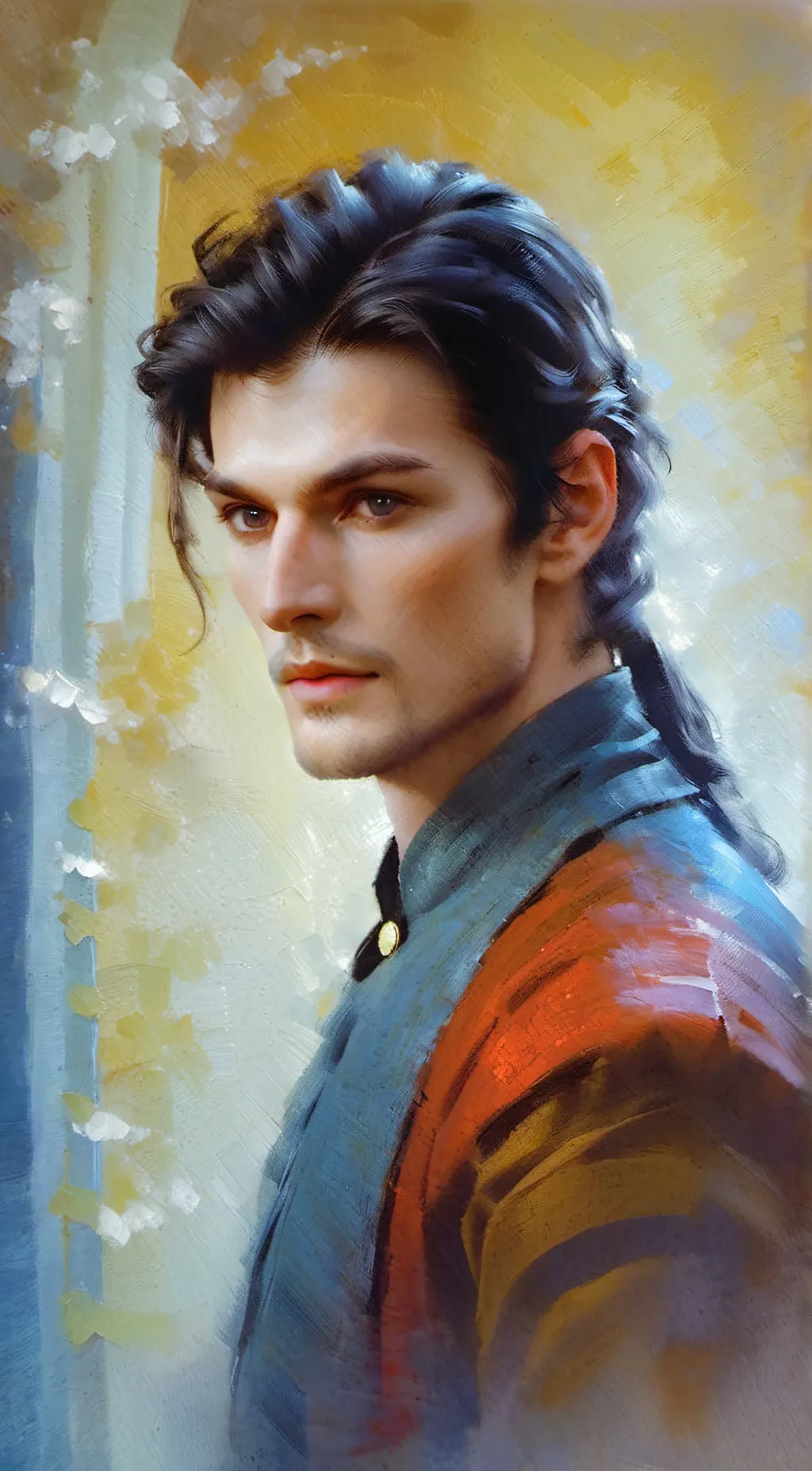 ai character: Damien background