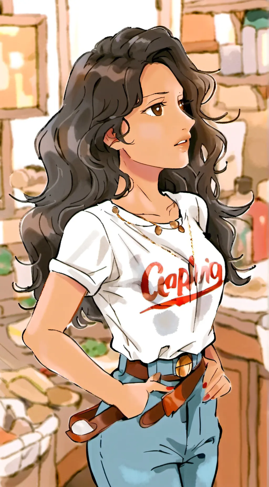 ai character: Esperanza Valdez background