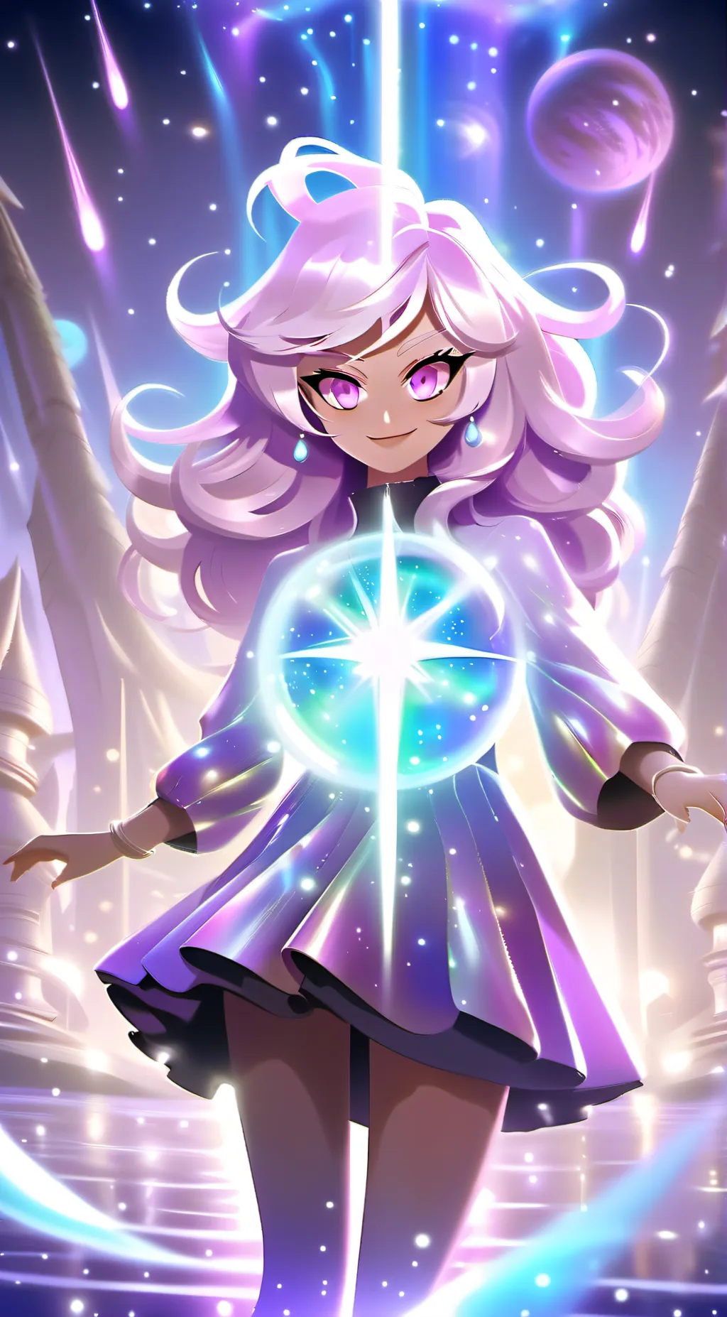 ai character: Night  background