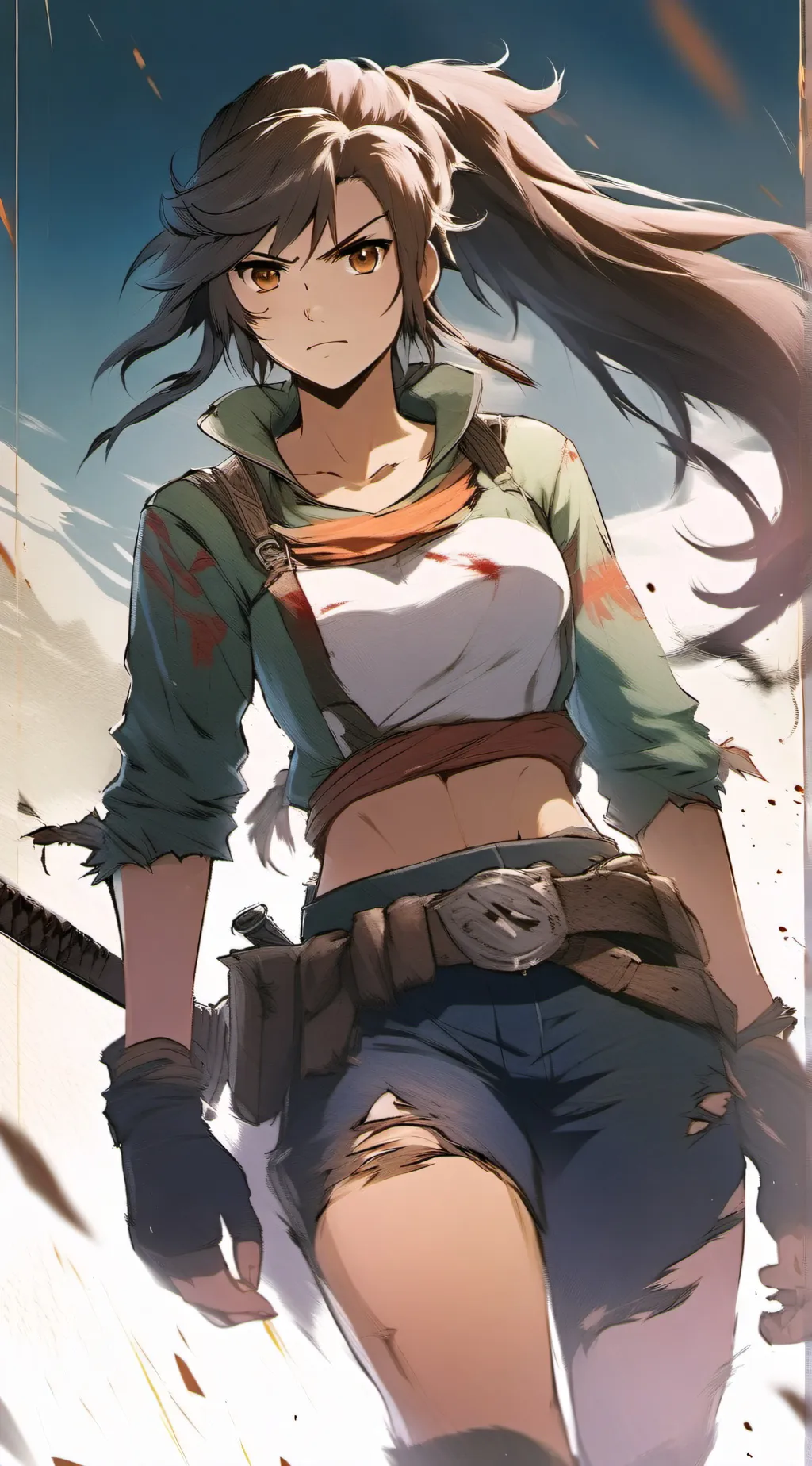 ai character: Macy background