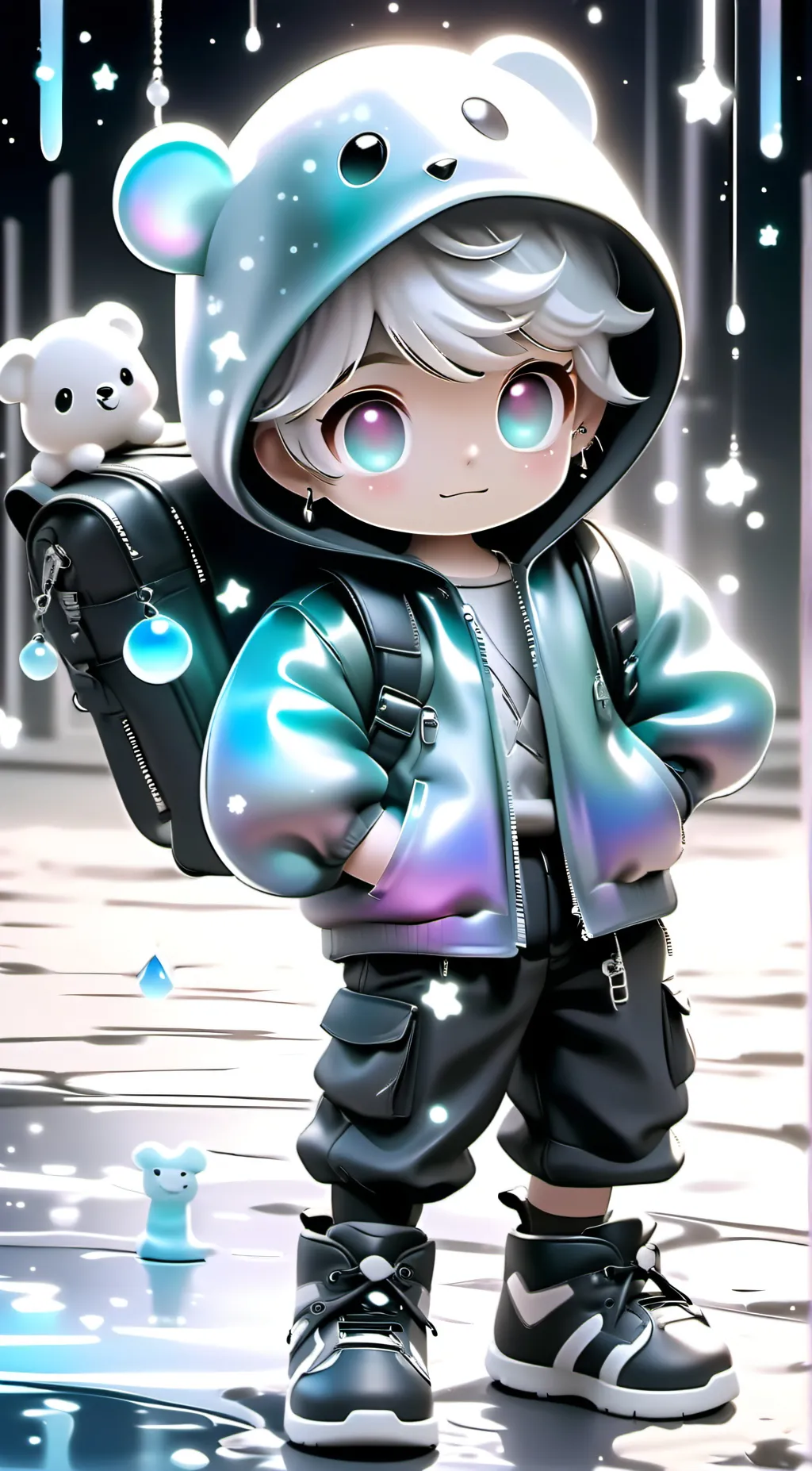 ai character: Jake teenager boy background