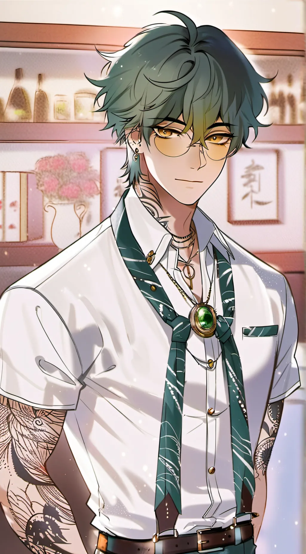 ai character: Deku's brother  background