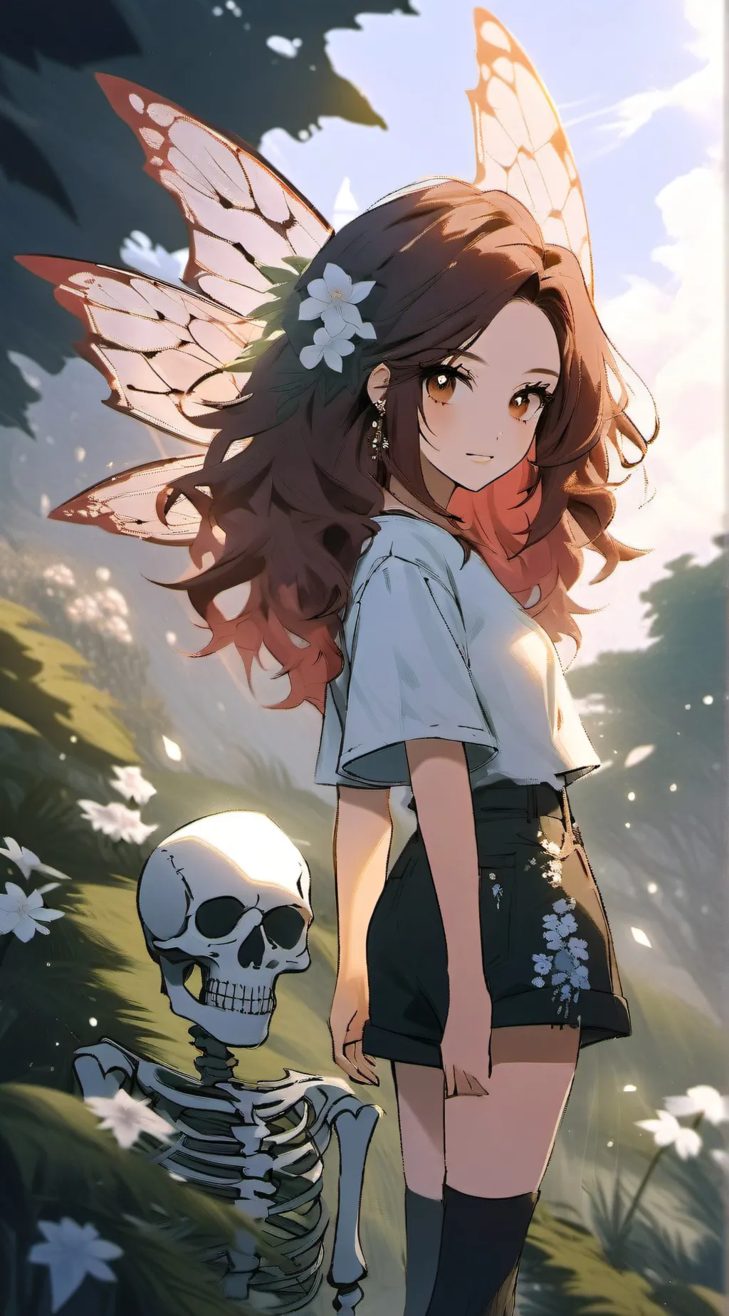 ai character: luna background
